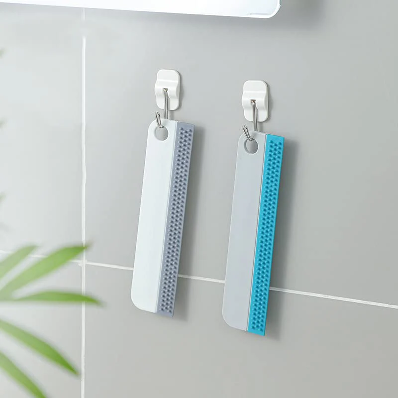 Belmalia 2X Fensterabzieher, Duschabzieher, Silikon Abziehlippe für Spiegel, Fenster und Flächen in Küche, Bad, Auto | Handlicher Rakel für Folien, Keine Kratzer | Silikonwischer Set - Image 3