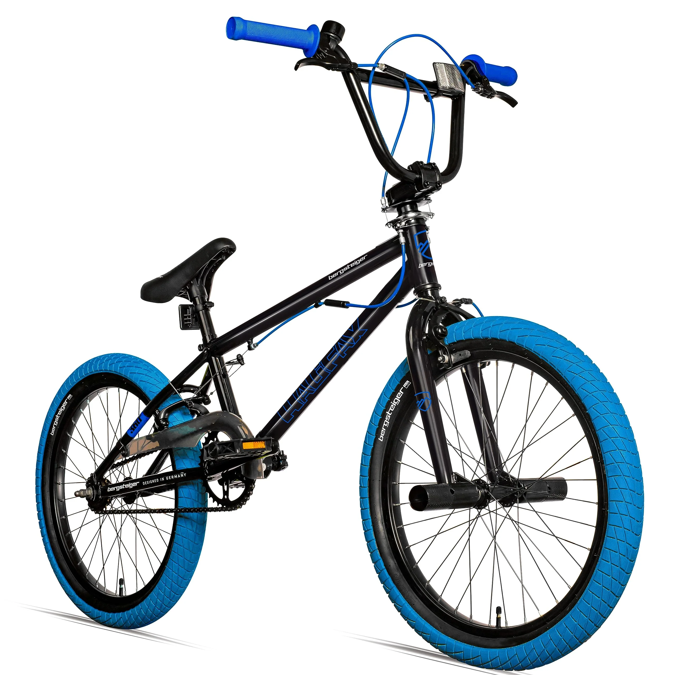 Bergsteiger Halifax 20 Zoll BMX, Fatbike, 360° Rotor-System, Freestyle, 2 Stahl Pegs, Kettenschutz, Freilauf - Image 3