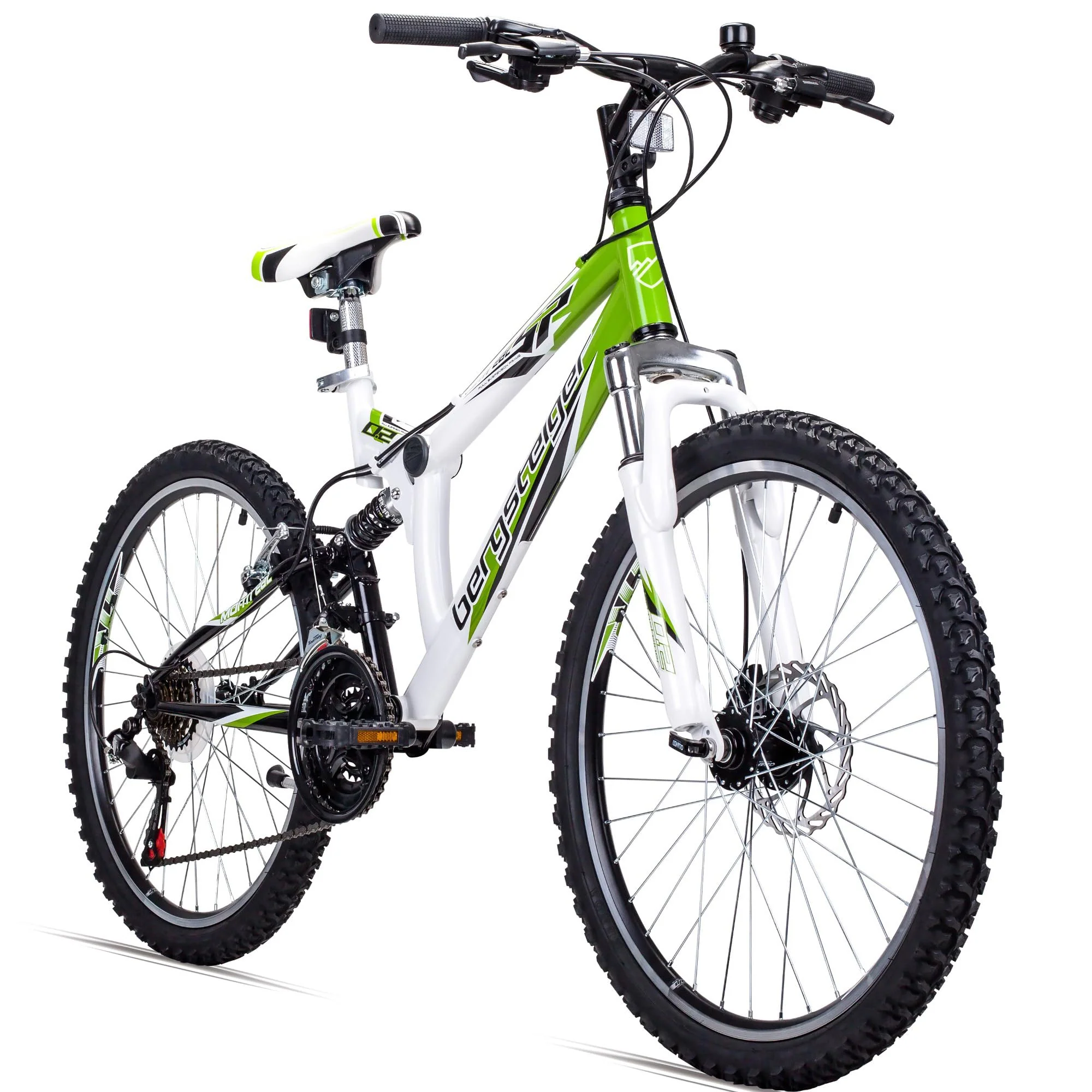 Bergsteiger Montreal 20, 24 Zoll Kinderfahrrad, geeignet für 6,7, 8, 9, 10, 11, 12, 13 Jahre, Shimano 18 Gang-Schaltung, Mountainbike mit Vollfederung, Jungen-Fahrrad, Mädchen-Fahrrad - Image 4