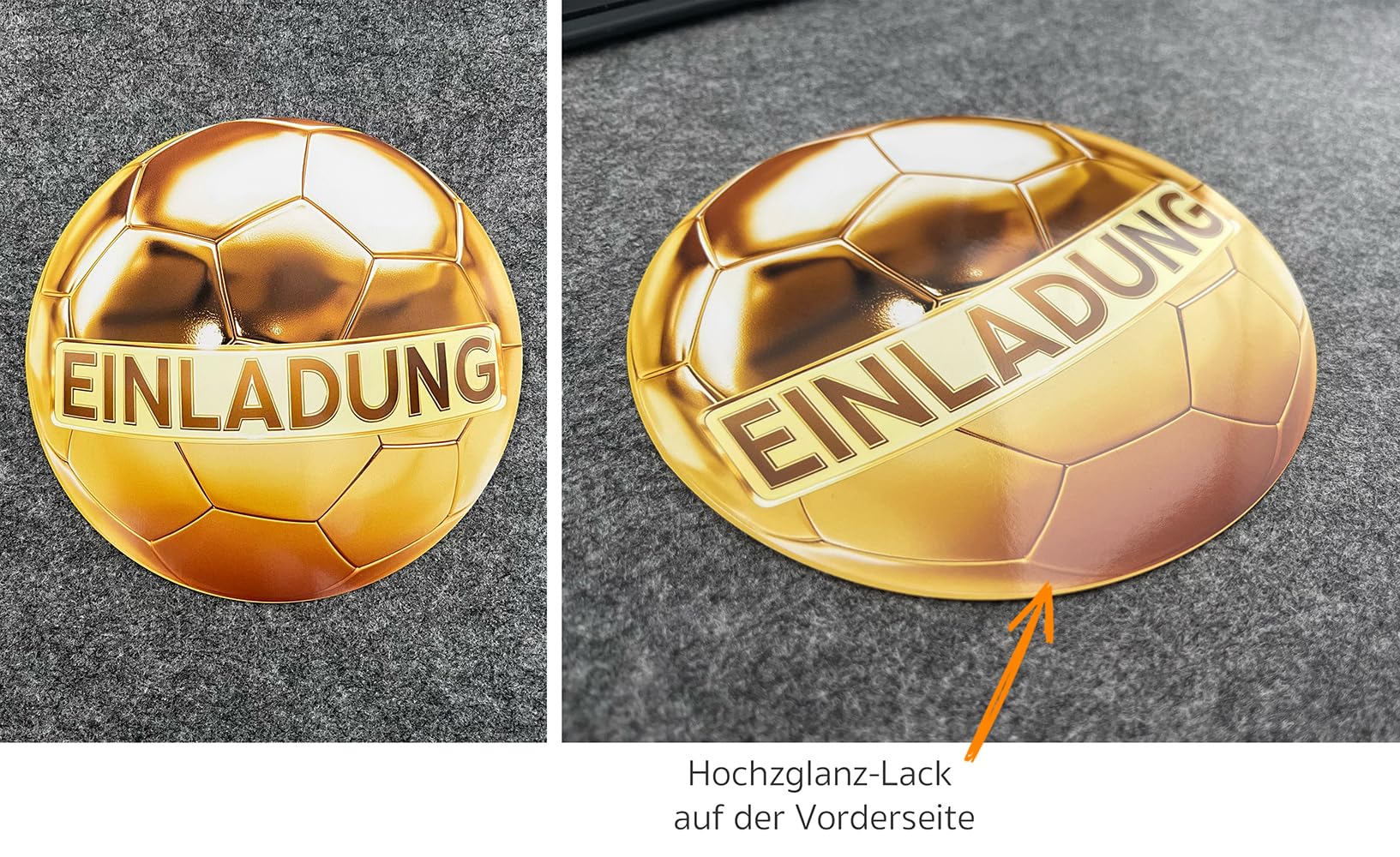 beriluDesign 12x Fußball Einladungskarten zum Kindergeburtstag | Kinder Geburtstag-Einladungen Karten Feier Party Jungen Mädchen - Image 5
