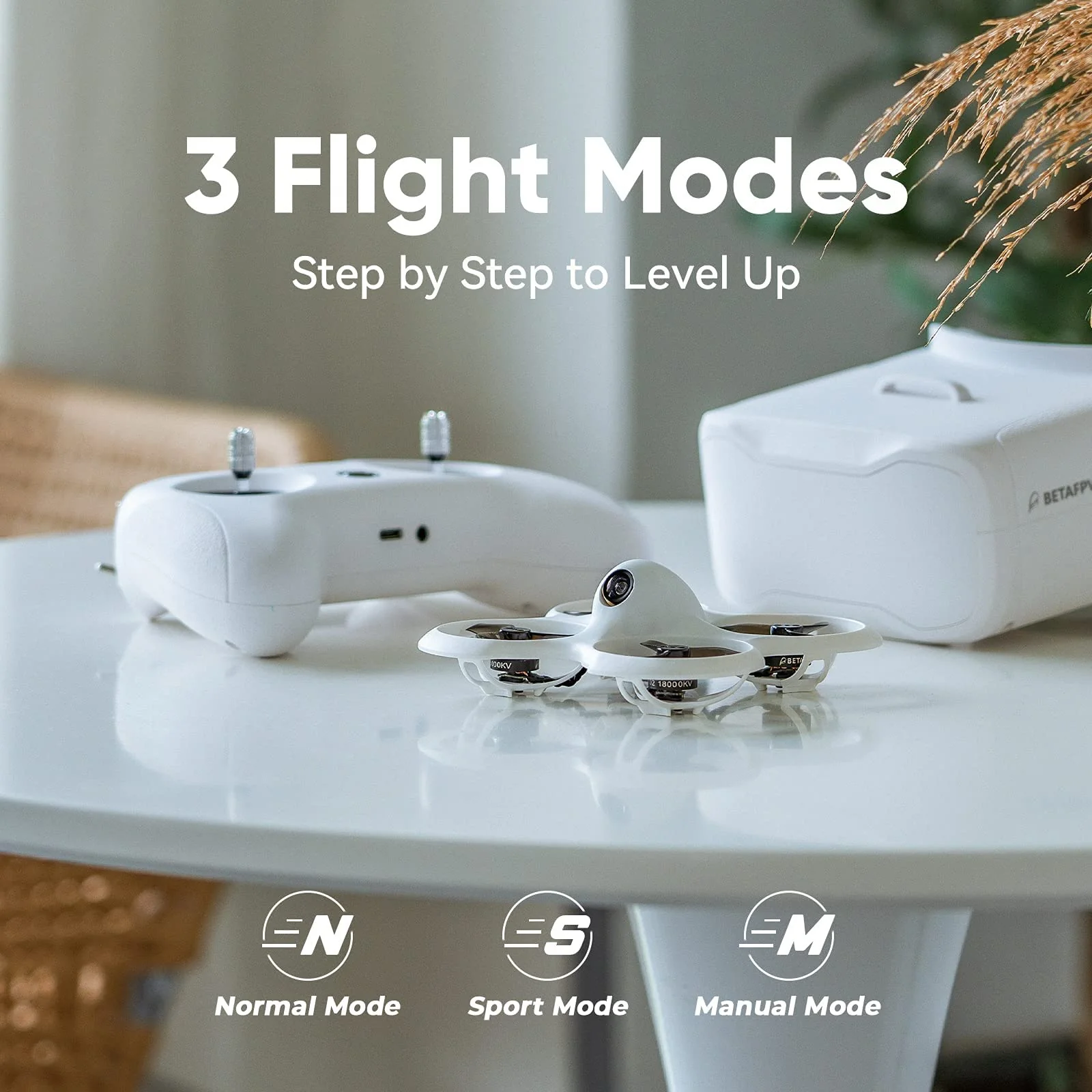 BETAFPV Cetus Pro FPV RTF Drohnen-Kit mit Fernbedienung FPV-Brille mit Höhenhaltung Selbstschutz 3 Flugmodi Schildkrötenmodus Flugbereit Einfach zu startendes für FPV-Anfänger Teenager - Image 7