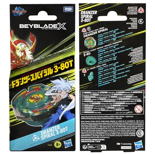 Beyblade X Dranzer Spiral 3-80T Anniversary X-Over Kreisel und Starter - Image 3