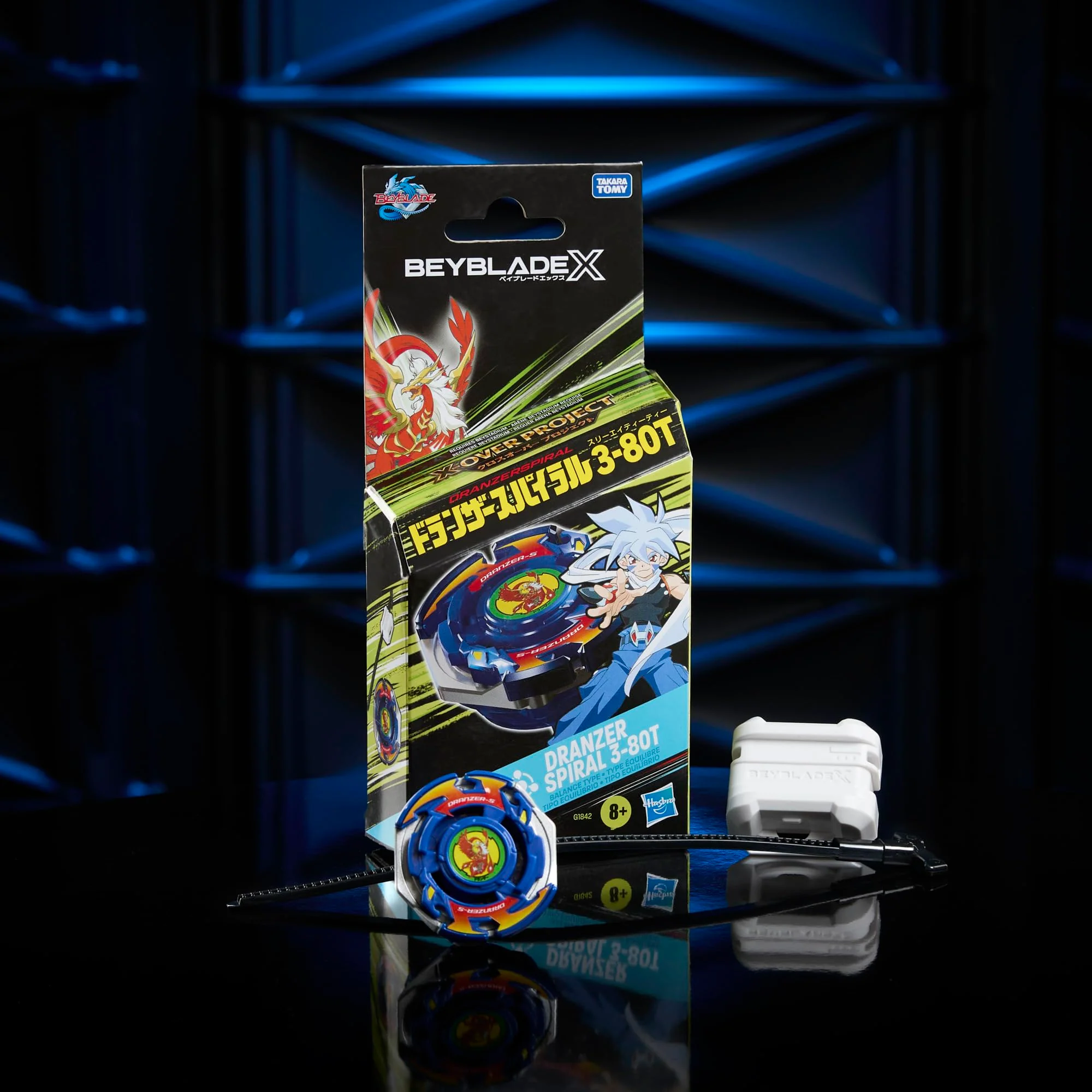 Beyblade X X-Over Project Dranzer Spiral 3-80T Starter Pack Kreisel und Starter - Image 3