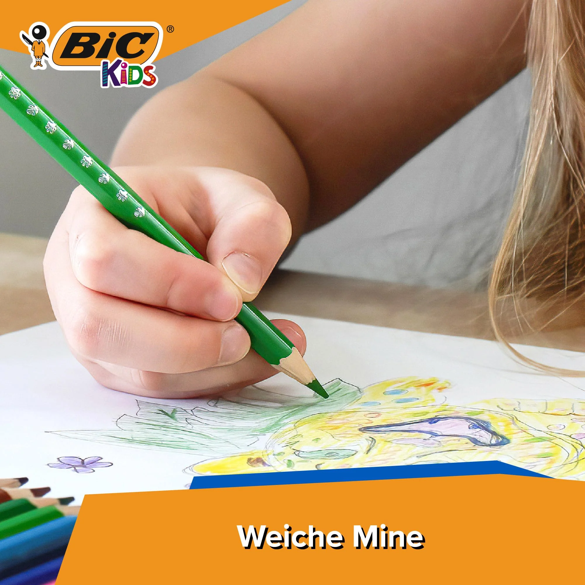 BIC Kids Buntstifte aus 100% verantwortungsvoll angebautem Holz, zum malen, in 36 Farben - Image 4