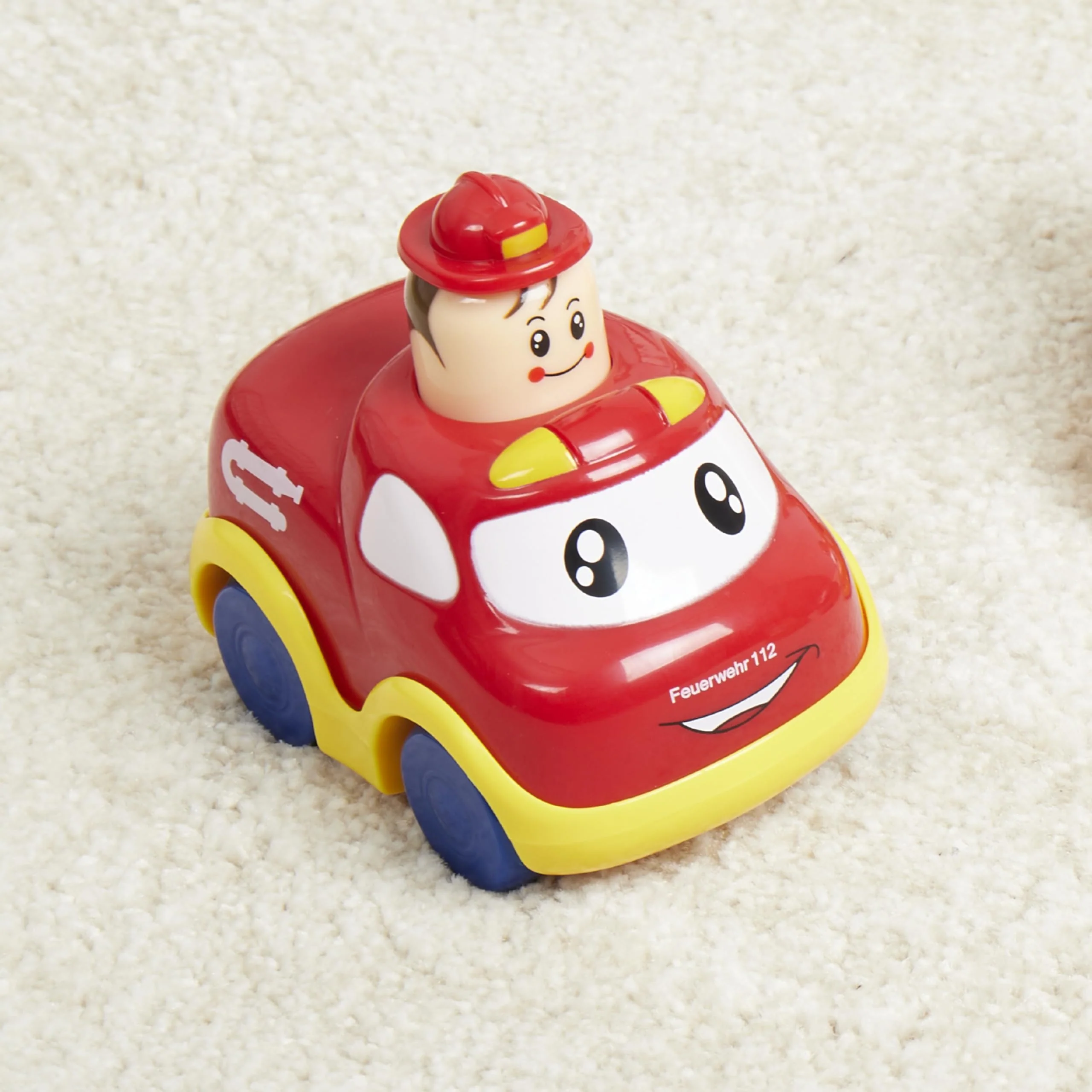 Bieco Drück & Los Flitzer Feuerwehr, Rückzug Spielzeugautos ab 12 Monaten - Image 4
