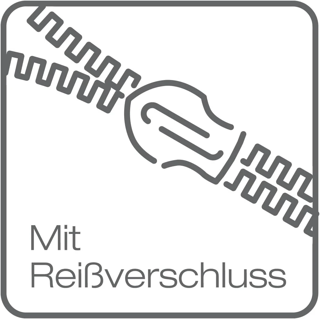 Bierbaum Bettwäsche 4643, Satin Basic, Designed in Germany, grau 14, 135x200 + 80x80 cm - Image 5