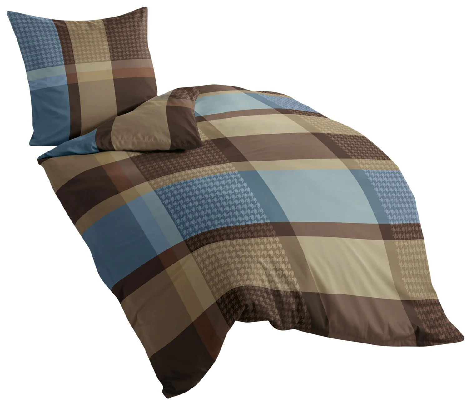 Bierbaum Bettwäsche 4942, Fein-Biber, Designed in Germany, mokka 09, 135x200 cm + 80x80 cm - Image 6