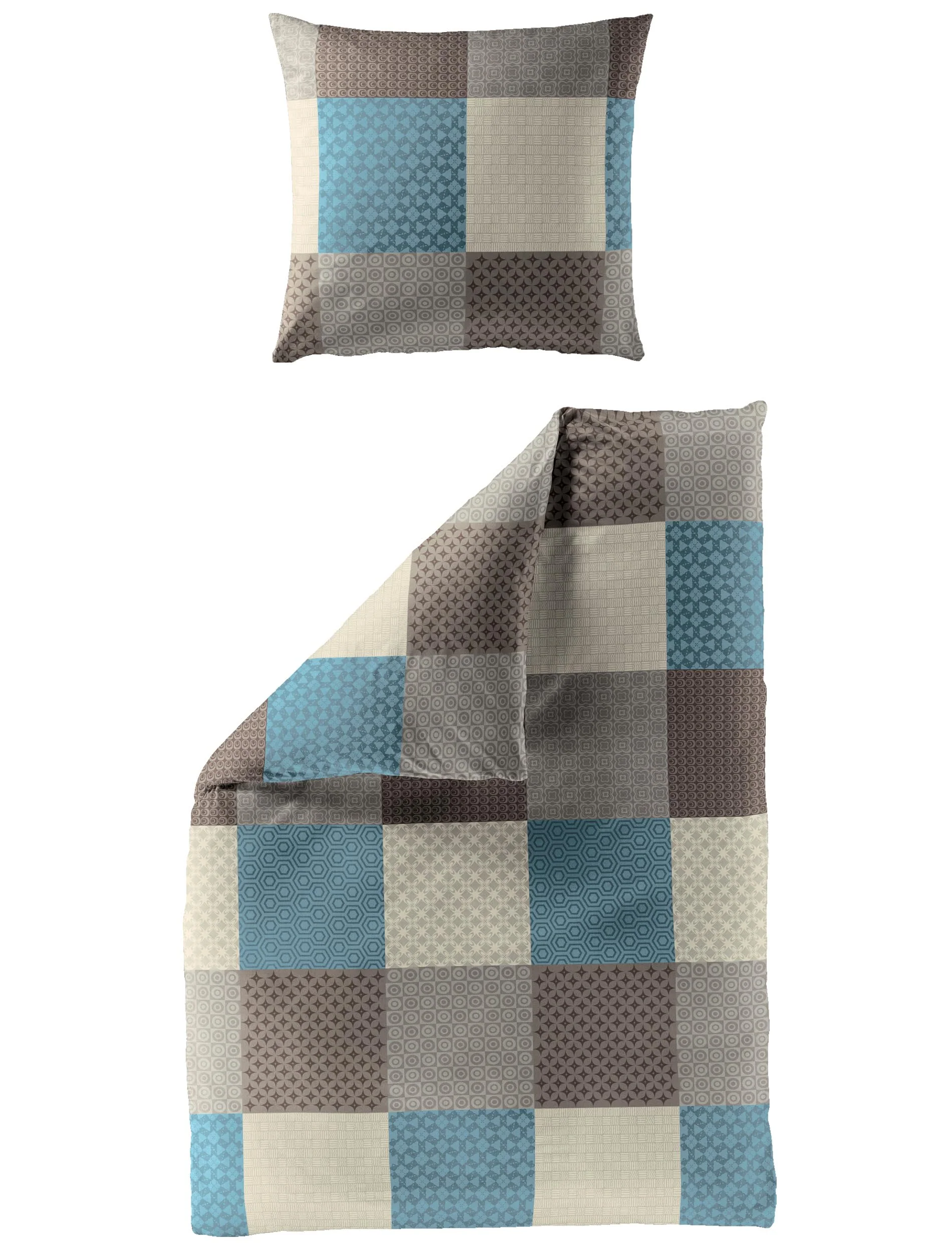 Bierbaum Bettwäsche 6277, Fein-Biber, Designed In Germany, Mokka 04, 155 X 220 + 80x80 Cm, KomfortgröÃŸe - Image 6