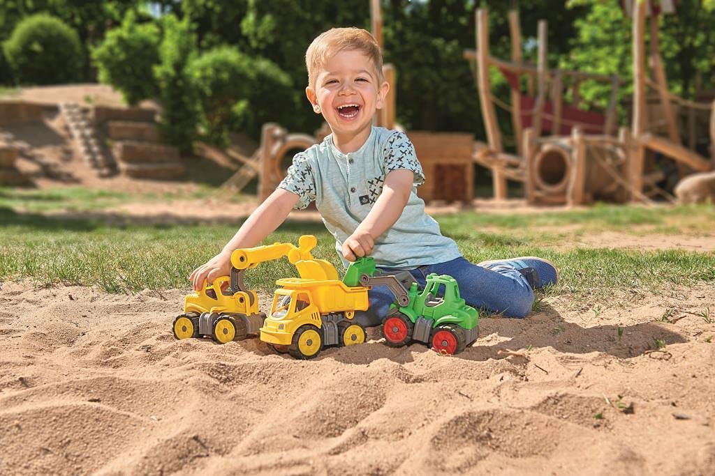 BIG - Power-Worker Mini Bagger - Baggerfahrzeug geeignet als Sandspielzeug und für das Kinderzimmer, Reifen aus Softmaterial, perfekt für unterwegs, für Kinder ab 2 Jahren - Image 8