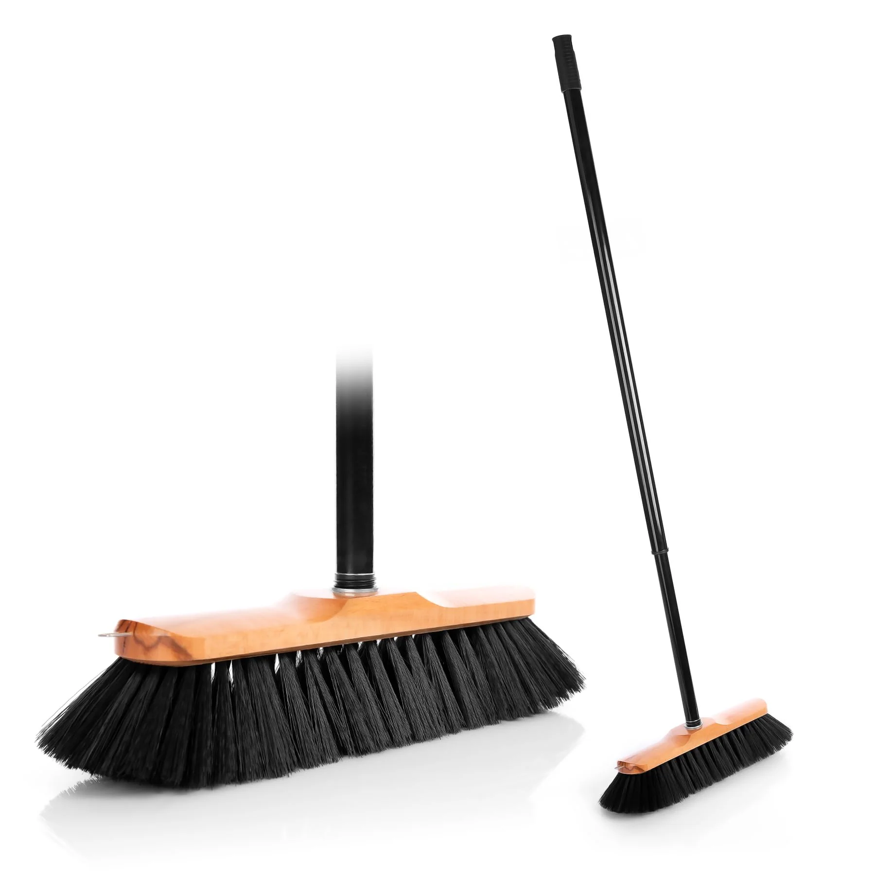 BigDean Zimmerbesen mit Stiel 150 cm ausziehbar – Besen mit feinen Rosshaar Borsten & Made in Germany - Image 8