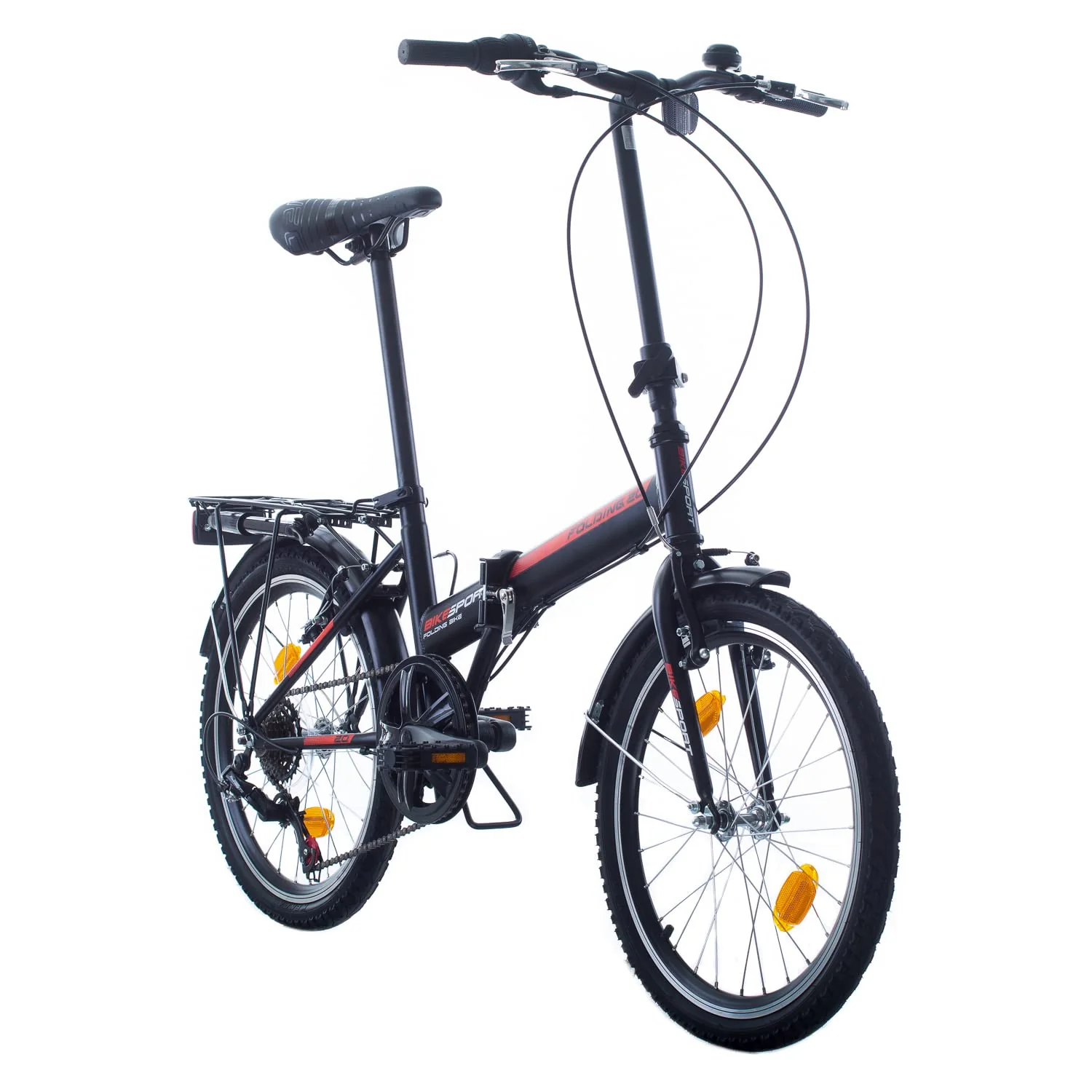 BIKE SPORT LIVE ACTIVE Klapprad Faltrad Fahrrad Bikesport Folding 20 Zoll 6 Gang (Schwarz) - Image 8