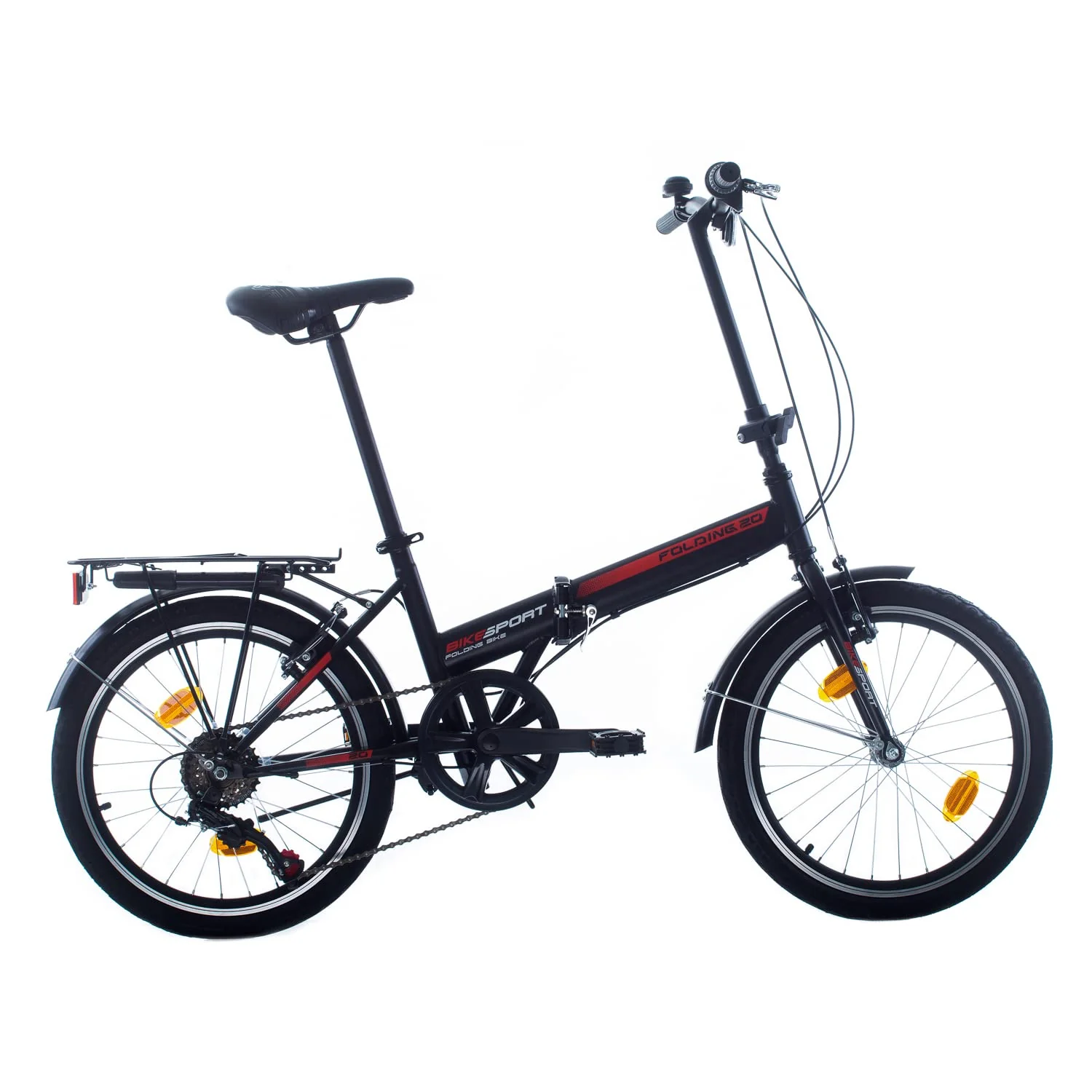 BIKE SPORT LIVE ACTIVE Klapprad Faltrad Fahrrad Bikesport Folding 20 Zoll 6 Gang (Schwarz) - Image 9