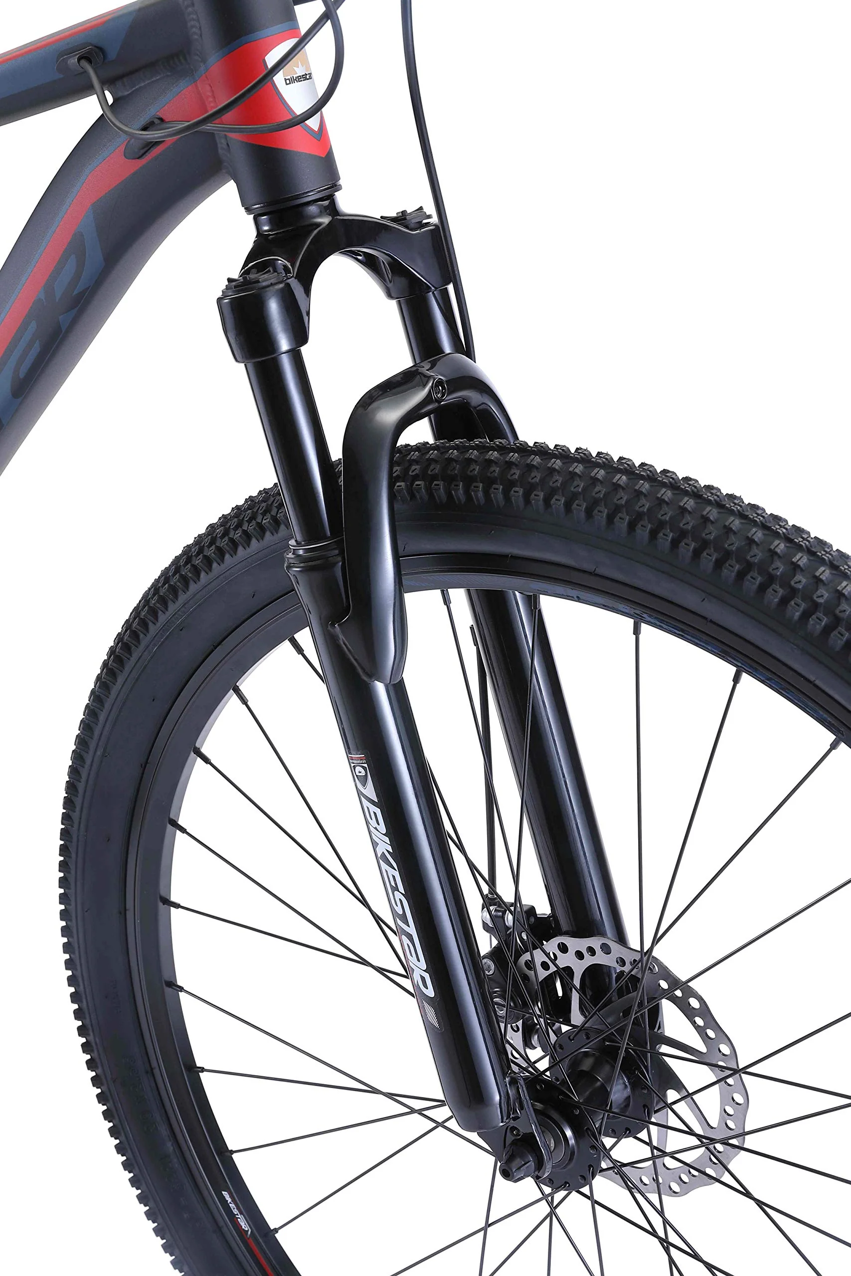 BIKESTAR Hardtail Aluminium Mountainbike Shimano 21 Gang Schaltung, Scheibenbremse 29 Zoll Reifen | 17 Zoll Rahmen Alu MTB | Schwarz Rot - Image 6