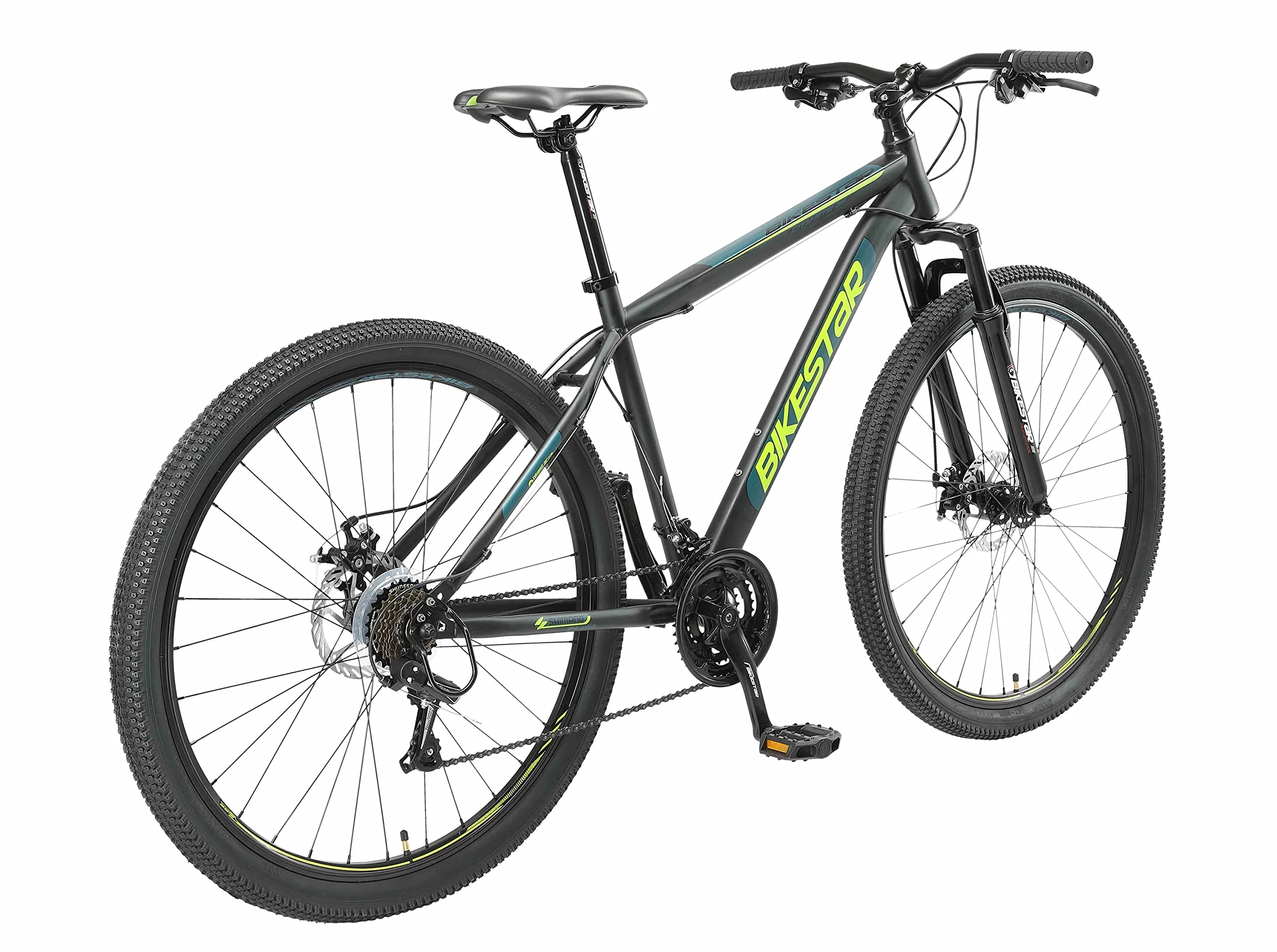 BIKESTAR Hardtail Mountainbike Shimano 21 Gang Schaltung, Scheibenbremse 29 Zoll Reifen | 19 Zoll Rahmen MTB | Schwarz - Image 8