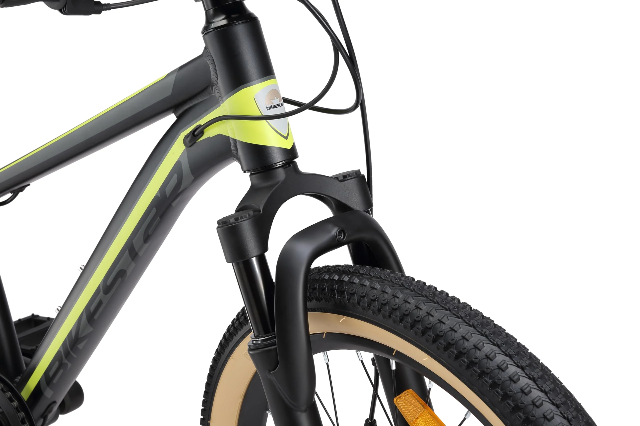 BIKESTAR Kinder Fahrrad Aluminium Mountainbike 7 Gang Shimano, Scheibenbremse ab 6 Jahre | 20 Zoll Kinderrad MTB | Schwarz Grün - Image 2