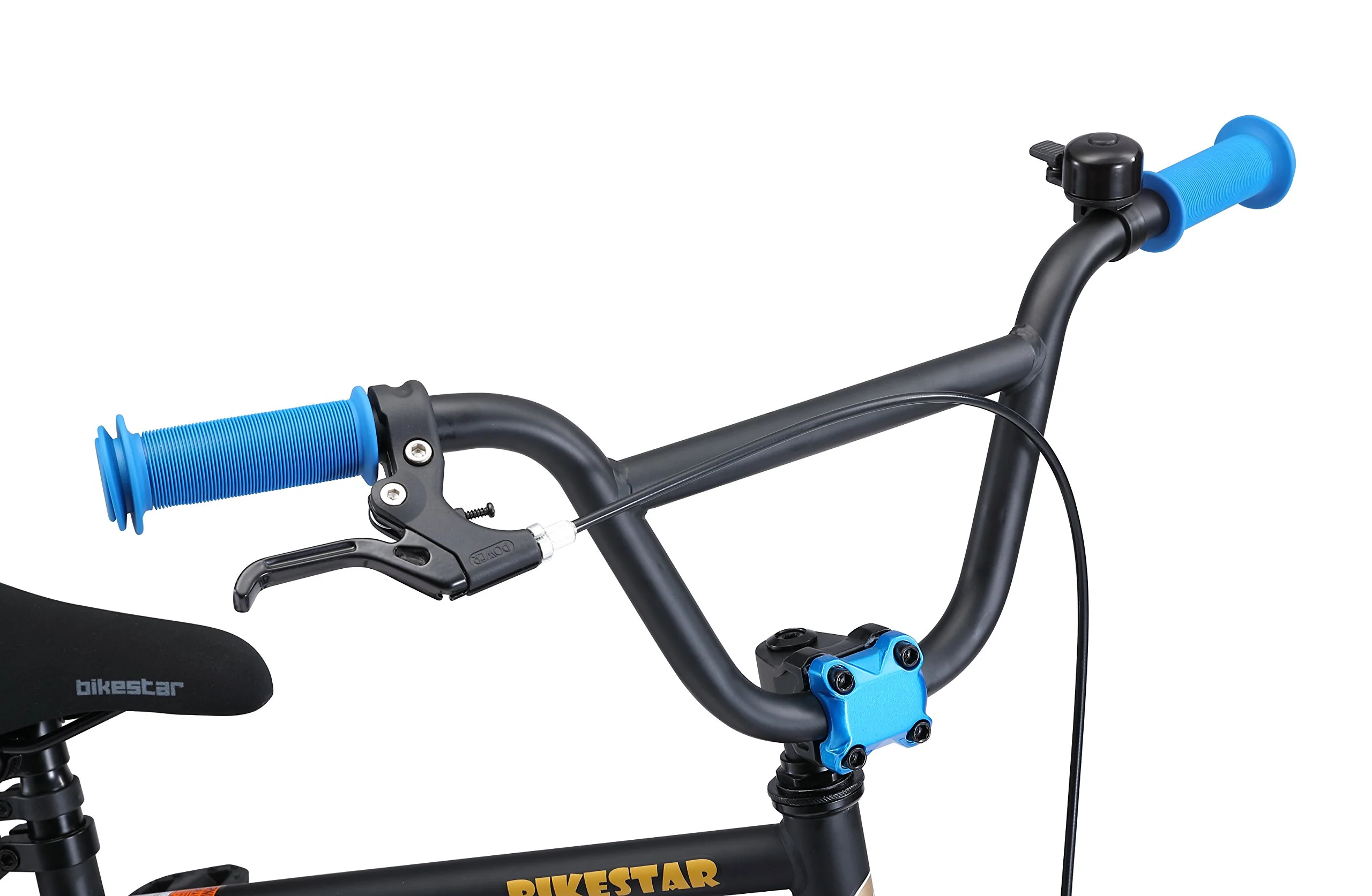 BIKESTAR Kinderfahrrad für Mädchen und Jungen ab 4-5 Jahre | 16 Zoll Kinderrad Kinder BMX Freestyle | Fahrrad für Kinder Schwarz & Blau | Risikofrei Testen - Image 8