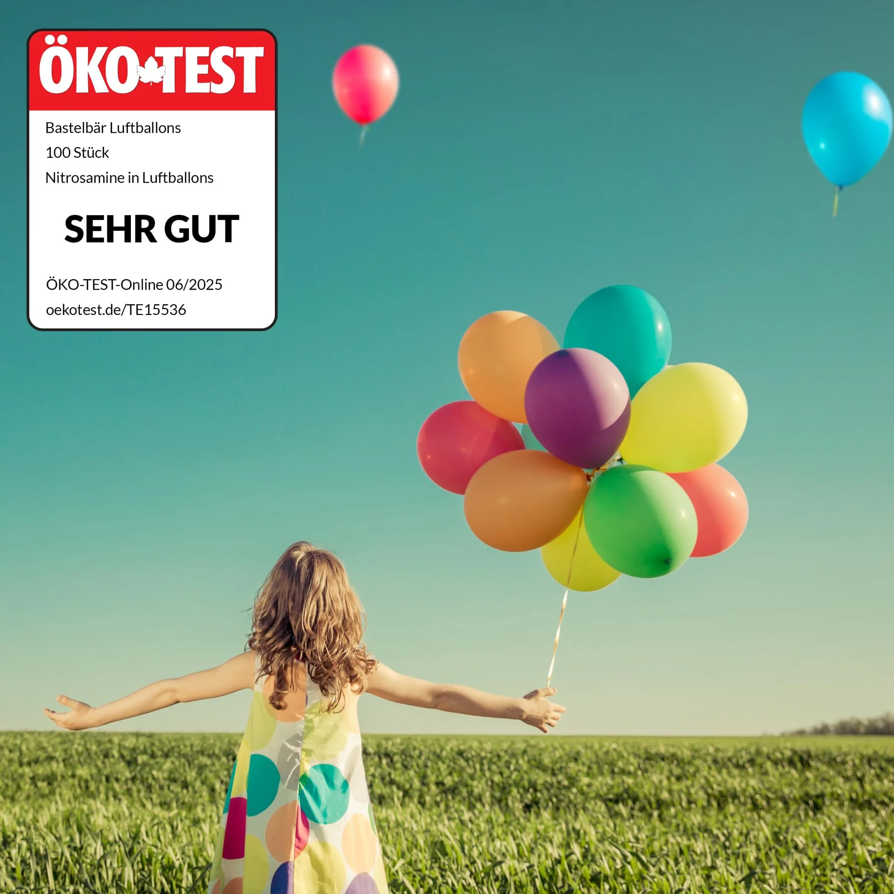 BIO Luftballons Geburtstag • ÖKO-TEST "SEHR GUT" • 100 Stück • MADE IN EU ✓ Premium Ballons 100% Naturlatex • 11 Farben • plastikfrei & nachhaltig • Helium Luftballons Bunt aus natürlichen Rohstoffen - Image 10