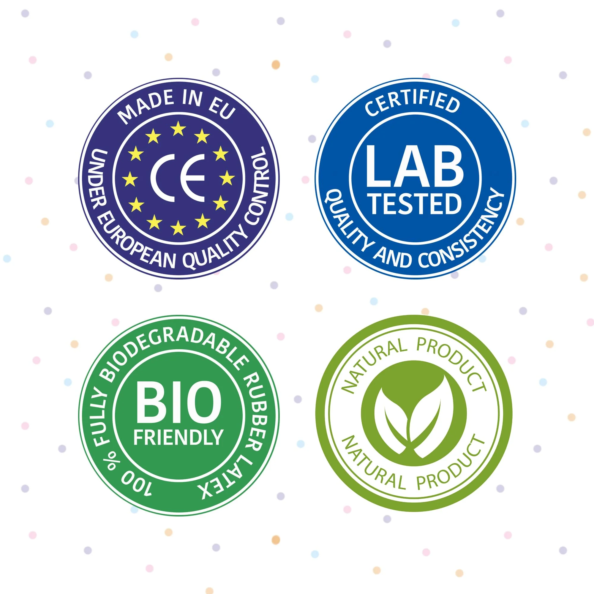 BIO Luftballons Geburtstag • ÖKO-TEST "SEHR GUT" • 100 Stück • MADE IN EU ✓ Premium Ballons 100% Naturlatex • 11 Farben • plastikfrei & nachhaltig • Helium Luftballons Bunt aus natürlichen Rohstoffen - Image 5
