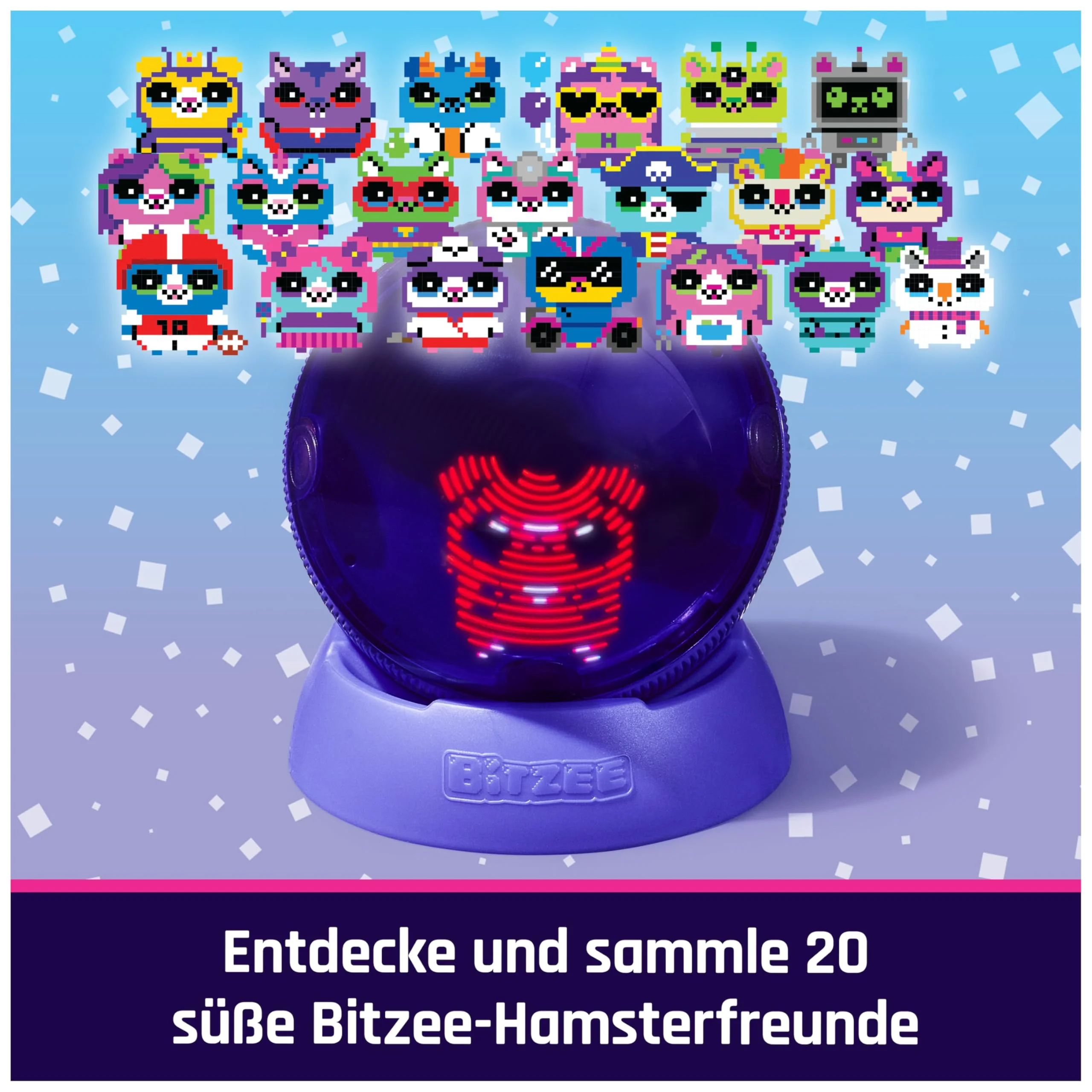 Bitzee Hamsterball - interaktives Spielzeug mit über 20 virtuellen Hamstern zum Rollen und Spielen, das Digitale Haustier reagiert auf Berührung und Bewegung, für Kinder ab 5 Jahren - Image 10