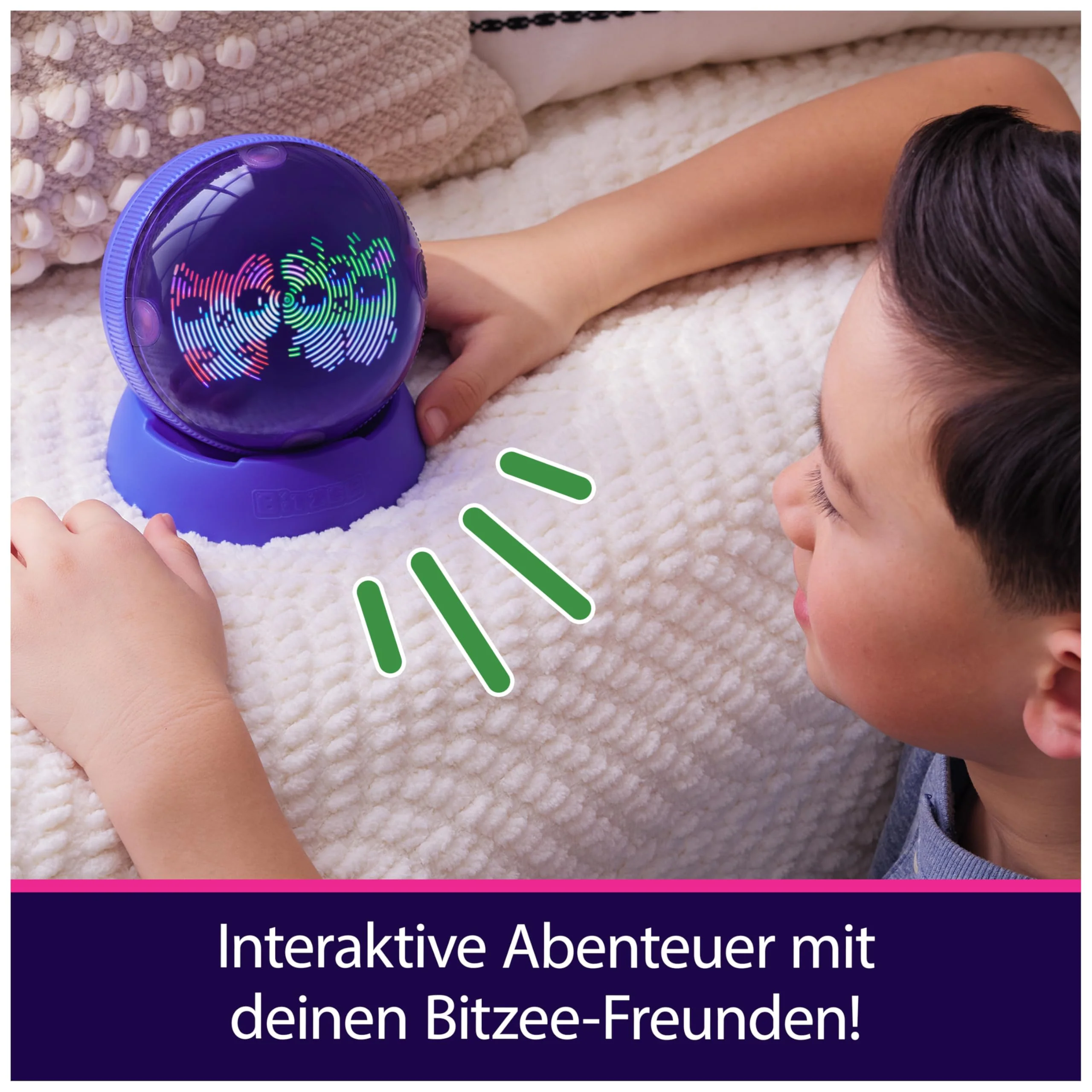 Bitzee Hamsterball - interaktives Spielzeug mit über 20 virtuellen Hamstern zum Rollen und Spielen, das Digitale Haustier reagiert auf Berührung und Bewegung, für Kinder ab 5 Jahren - Image 4