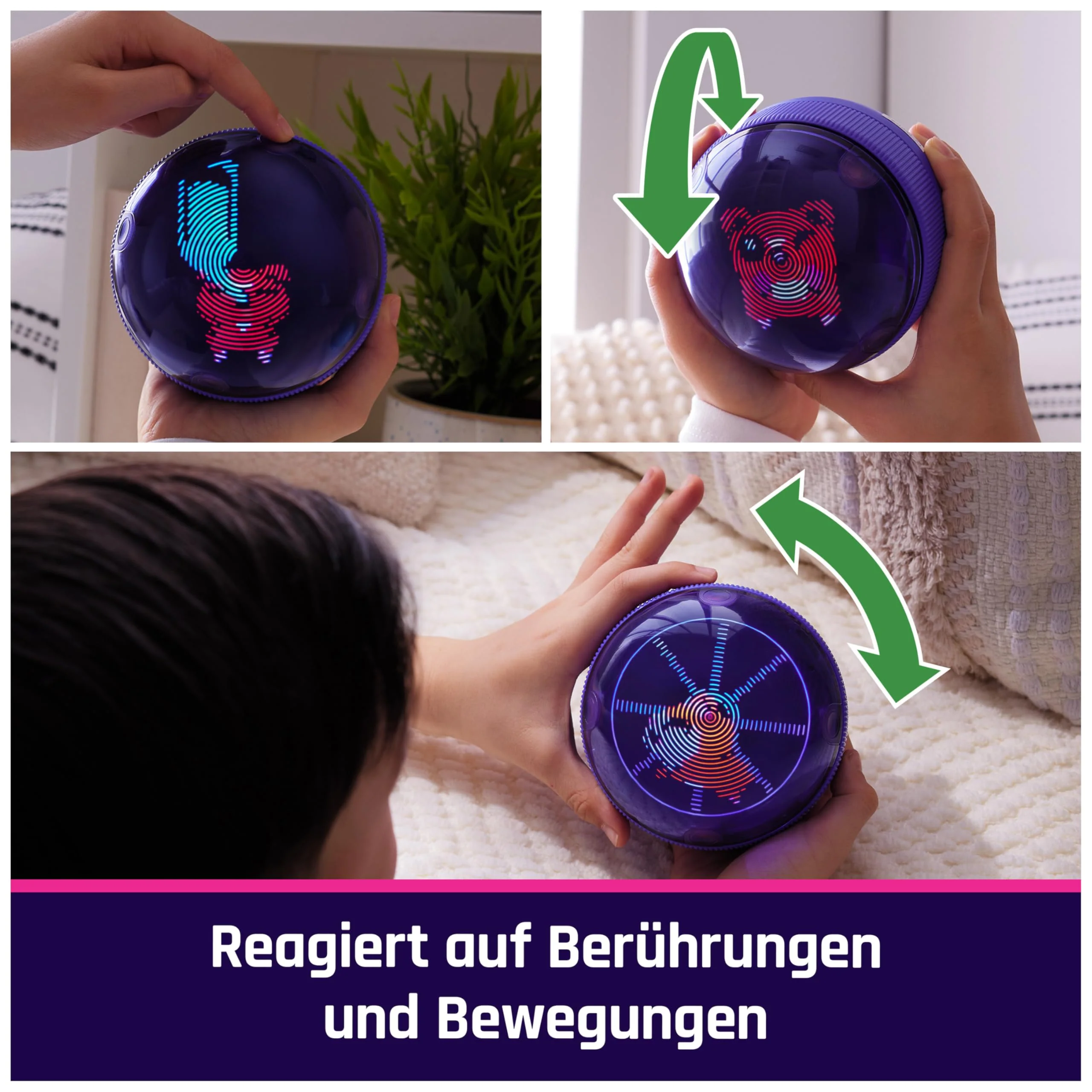 Bitzee Hamsterball - interaktives Spielzeug mit über 20 virtuellen Hamstern zum Rollen und Spielen, das Digitale Haustier reagiert auf Berührung und Bewegung, für Kinder ab 5 Jahren - Image 7