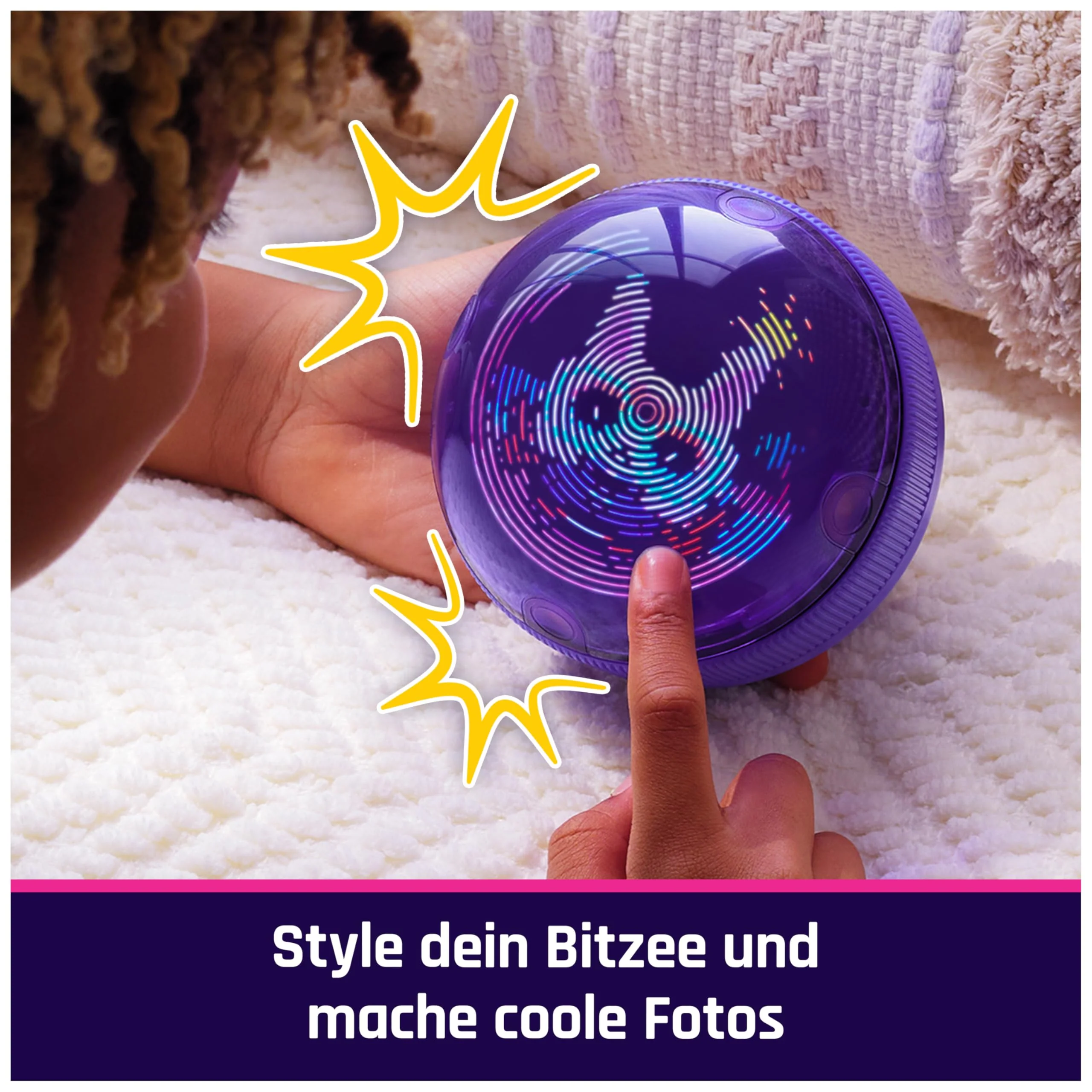 Bitzee Hamsterball - interaktives Spielzeug mit über 20 virtuellen Hamstern zum Rollen und Spielen, das Digitale Haustier reagiert auf Berührung und Bewegung, für Kinder ab 5 Jahren - Image 9