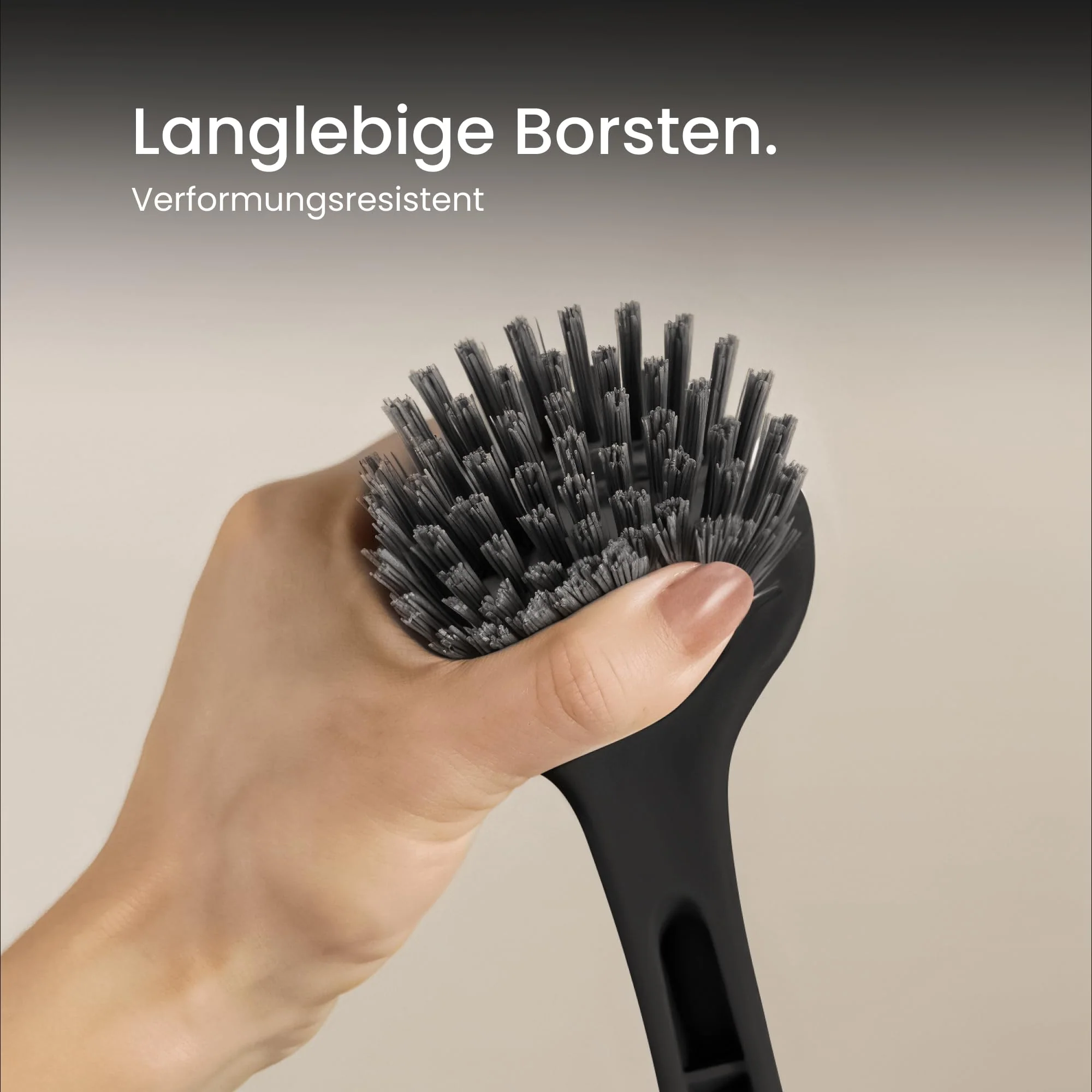 Black Sweden Home Spülbürste Schwarz - Hochwertige Geschirrbürste, Abwaschbürste, Küchenbürste mit robusten Borsten - Langlebiges Spülbürsten Set 2 Stück - Image 2