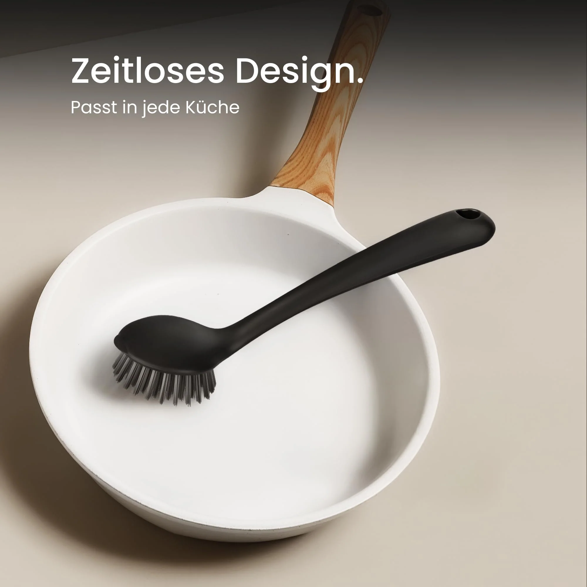 Black Sweden Home Spülbürste Schwarz - Hochwertige Geschirrbürste, Abwaschbürste, Küchenbürste mit robusten Borsten - Langlebiges Spülbürsten Set 2 Stück - Image 6