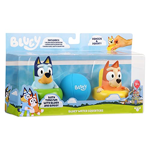 Bluey Badespielzeug: Bluey und Bingo Mit Wasserspritzfunktion und Ball - Offizieller Sammelartikel - Image 2