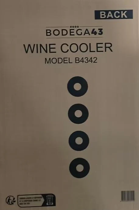 BODEGA43-42 Einbau Weinkühlschrank - Luxuriöse Weinklimaschrank mit 2 Zonen und digitalem Temperaturdisplay - 42 Flaschen, Vollglas-Designtür, 40 dB, 5 Ausziehbare Schubladen aus Birkenholz - Image 6