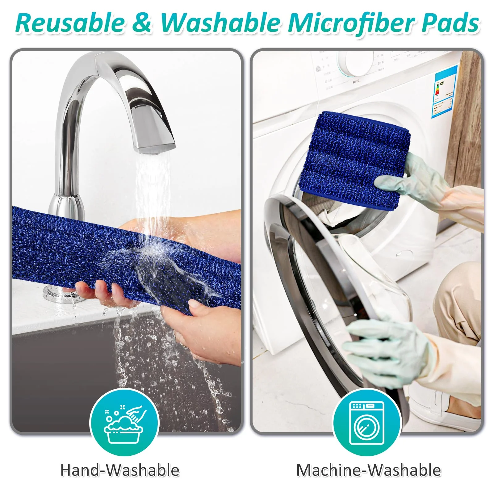 Bodenwischer mit Sprühfunktion, TRAV-ROUND Sprühwischer Bodenwischer Wischmopp mit wassertank Wischer mit Sprühfunktion Spray Mop für Schnelle Reinigung Hartholz, Marmor, Holz, Laminat, Fliesen - Image 12
