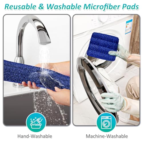 Bodenwischer mit Sprühfunktion, TRAV-ROUND Sprühwischer Bodenwischer Wischmopp mit wassertank Wischer mit Sprühfunktion Spray Mop für Schnelle Reinigung Hartholz, Marmor, Holz, Laminat, Fliesen - Image 8