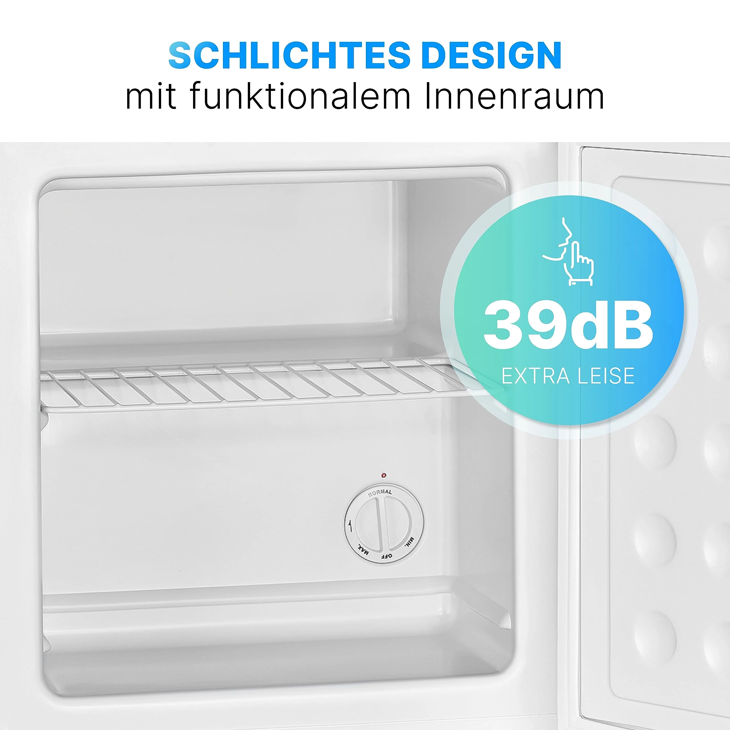 Bomann® Gefrierbox 31L Nutzinhalt | Gefrierschrank klein mit Gitterablage | wechselbarer Türanschlag & stufenlose Temperaturregelung | Mini Gefrierschrank mit 4 Sterne-Kennzeichnung | GB 341.1 weiß - Image 7