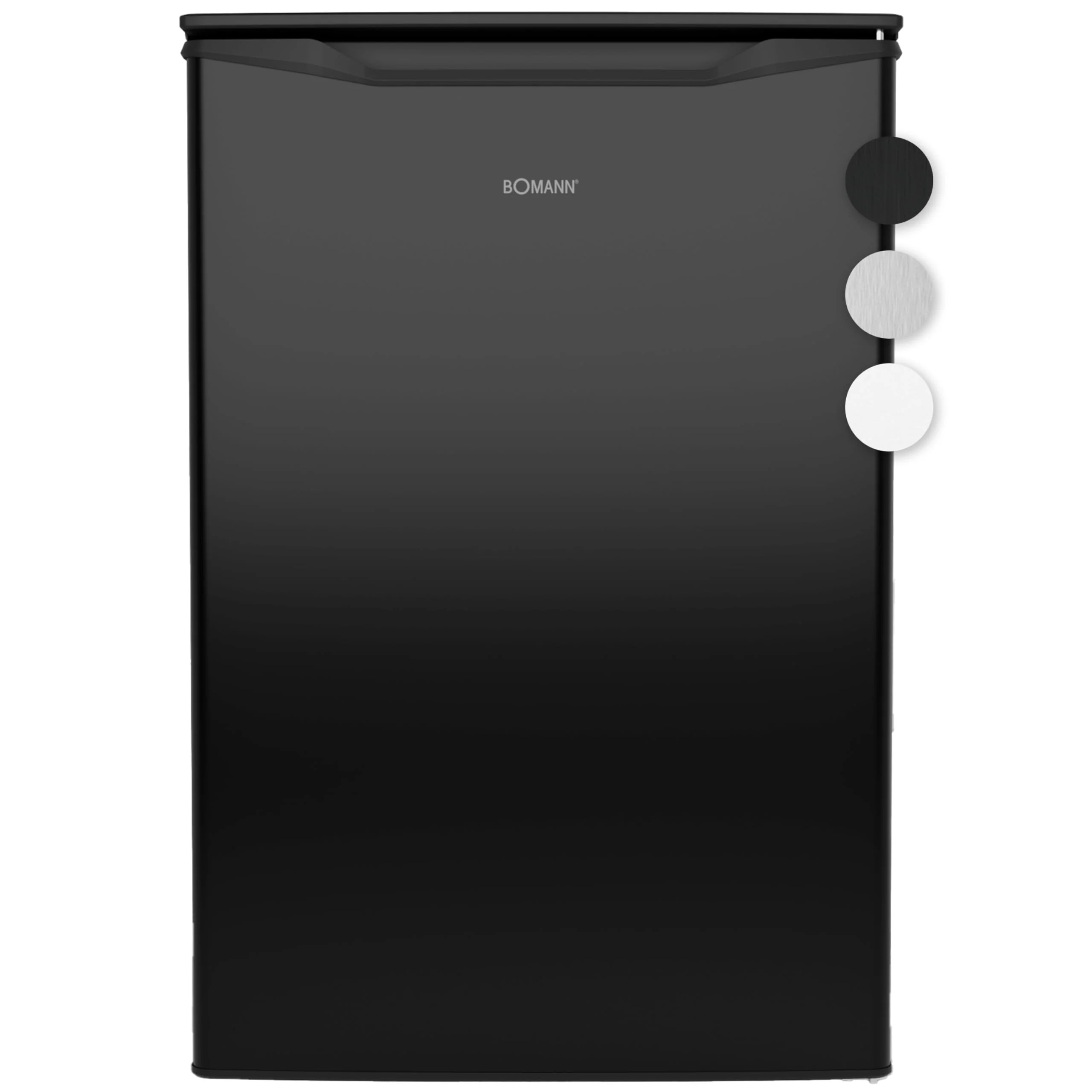 Bomann® Gefrierschrank 87L | Gefrierschrank klein mit Temperaturbereich ≤ -18°C | 3 Schubladen | Tiefkühlschrank mit wechselbarem Türanschlag | Freezer Tiefkühlschrank klein GS 7253 schwarz-inox - Image 3