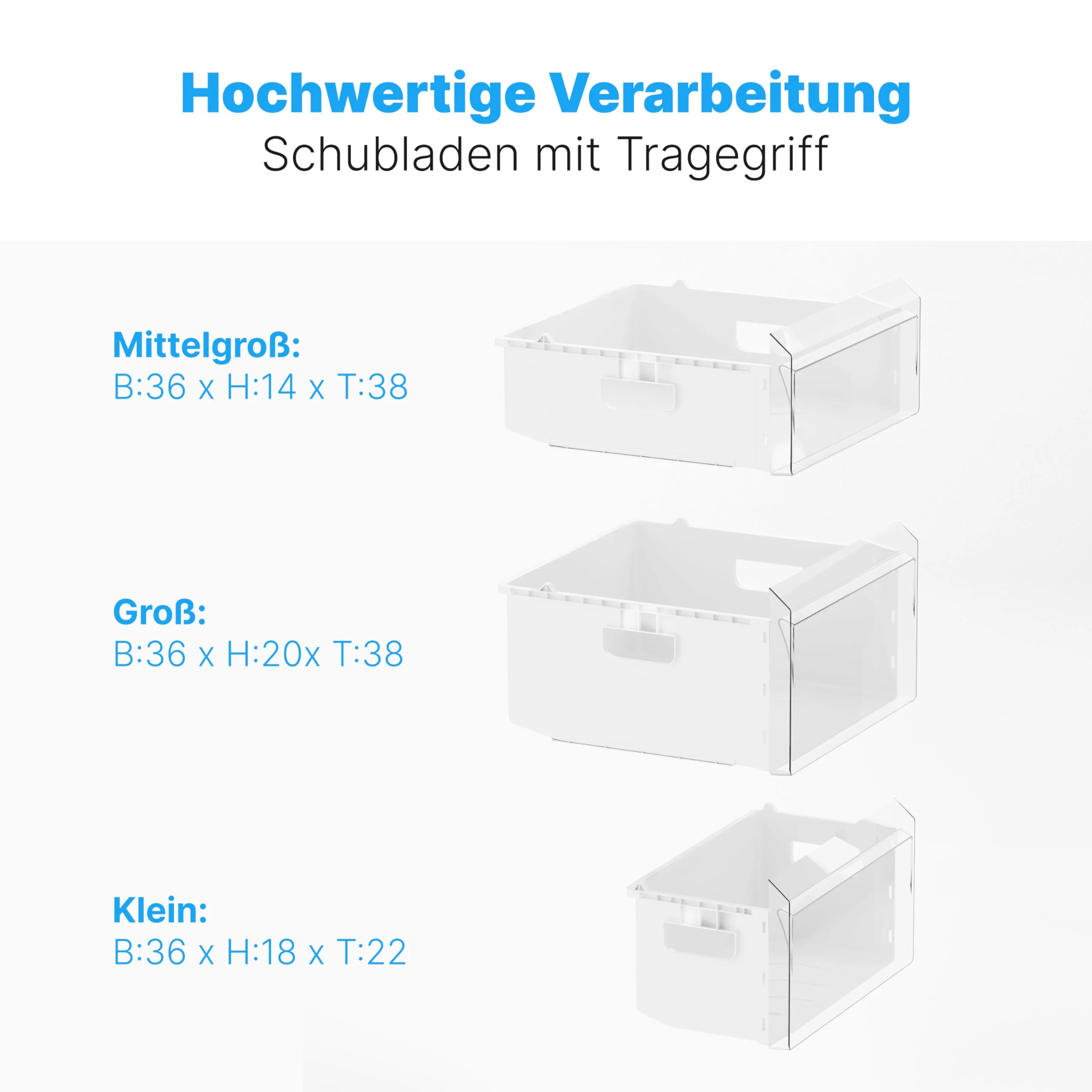 Bomann® Gefrierschrank 87L | Gefrierschrank klein mit Temperaturbereich ≤ -18°C | 3 Schubladen | Tiefkühlschrank mit wechselbarem Türanschlag | Freezer Tiefkühlschrank klein GS 7253 schwarz-inox - Image 9