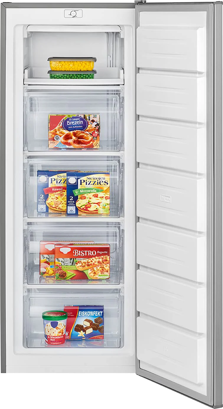 Bomann® Gefrierschrank | Tiefkühlschrank | Freezer | Nutzinhalt 168 Liter | wechselbarer Türanschlag | 4 Sterne Gefrierraum | GS 7340 inox - Image 10
