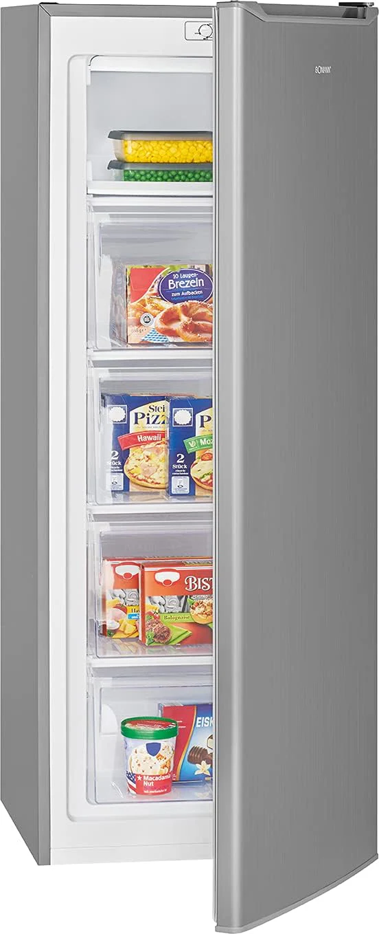 Bomann® Gefrierschrank | Tiefkühlschrank | Freezer | Nutzinhalt 168 Liter | wechselbarer Türanschlag | 4 Sterne Gefrierraum | GS 7340 inox - Image 16