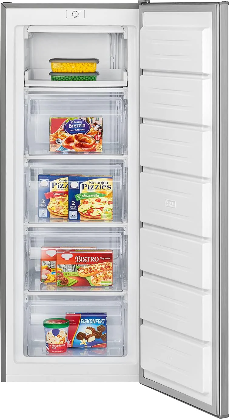 Bomann® Gefrierschrank | Tiefkühlschrank | Freezer | Nutzinhalt 168 Liter | wechselbarer Türanschlag | 4 Sterne Gefrierraum | GS 7340 inox - Image 5