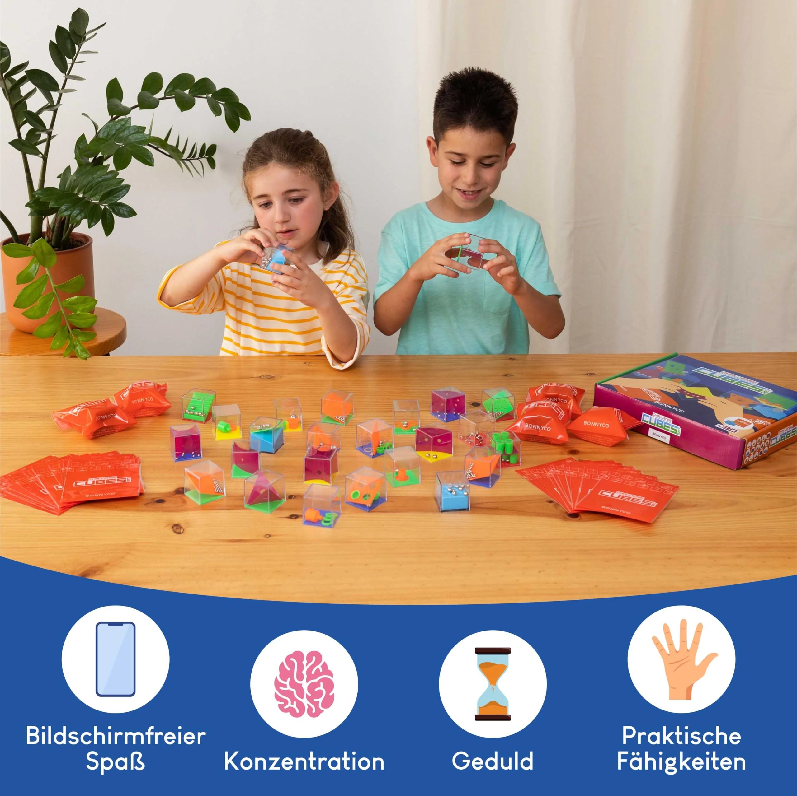 BONNYCO Geduldspiele für Kinder Mitgebsel Kindergeburtstag Gastgeschenke, 30 Stück Kleine Geschenke für Kinder. Mitbringsel Kindergeburtstag, Give Aways. Pinata Füllung, Mini Spielzeug Schüler - Image 7