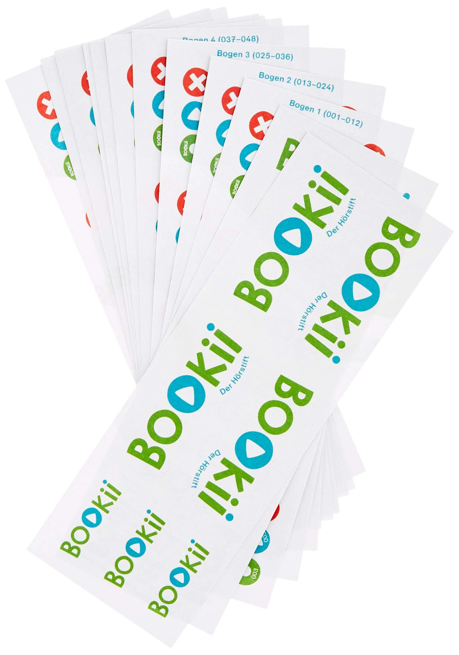BOOKii 120 AufnahmeSticker neutral Paket 1, Nr. 001-120: Eigene Texte und Töne selbst aufnehmen Antippen, Spielen, Lernen - Image 7