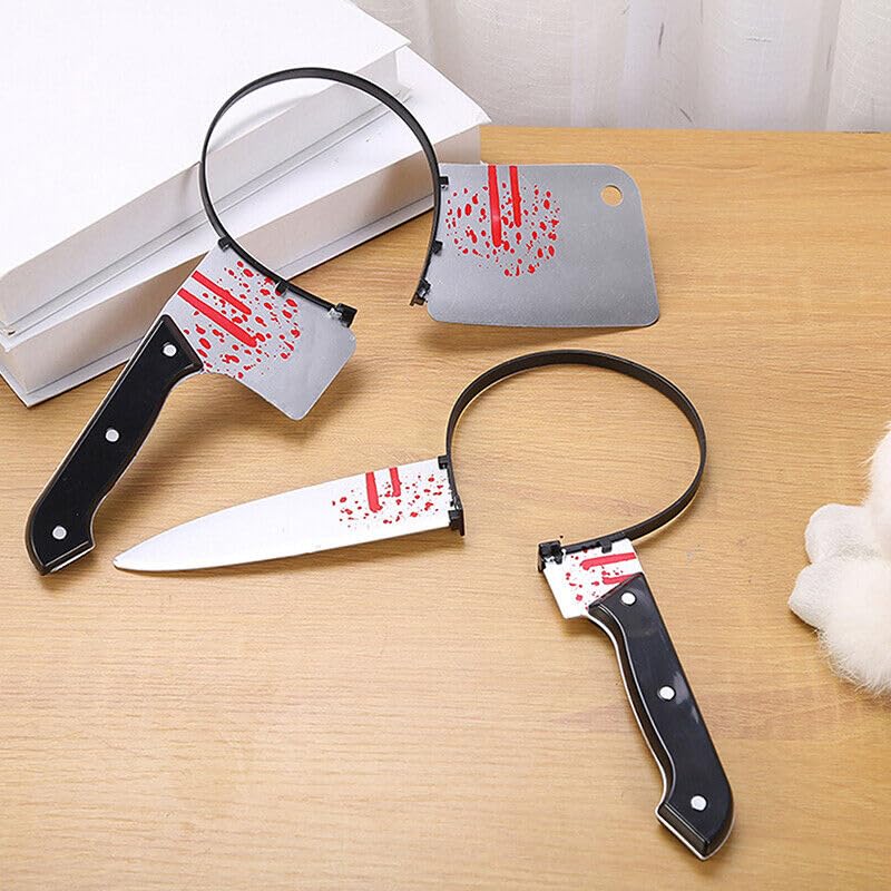 Boolavard Halloween Haarreifen Horror Blut Fake Axt Sägen Messer Gothic Stirnband Prop Dekor (Pfeil) - Image 8