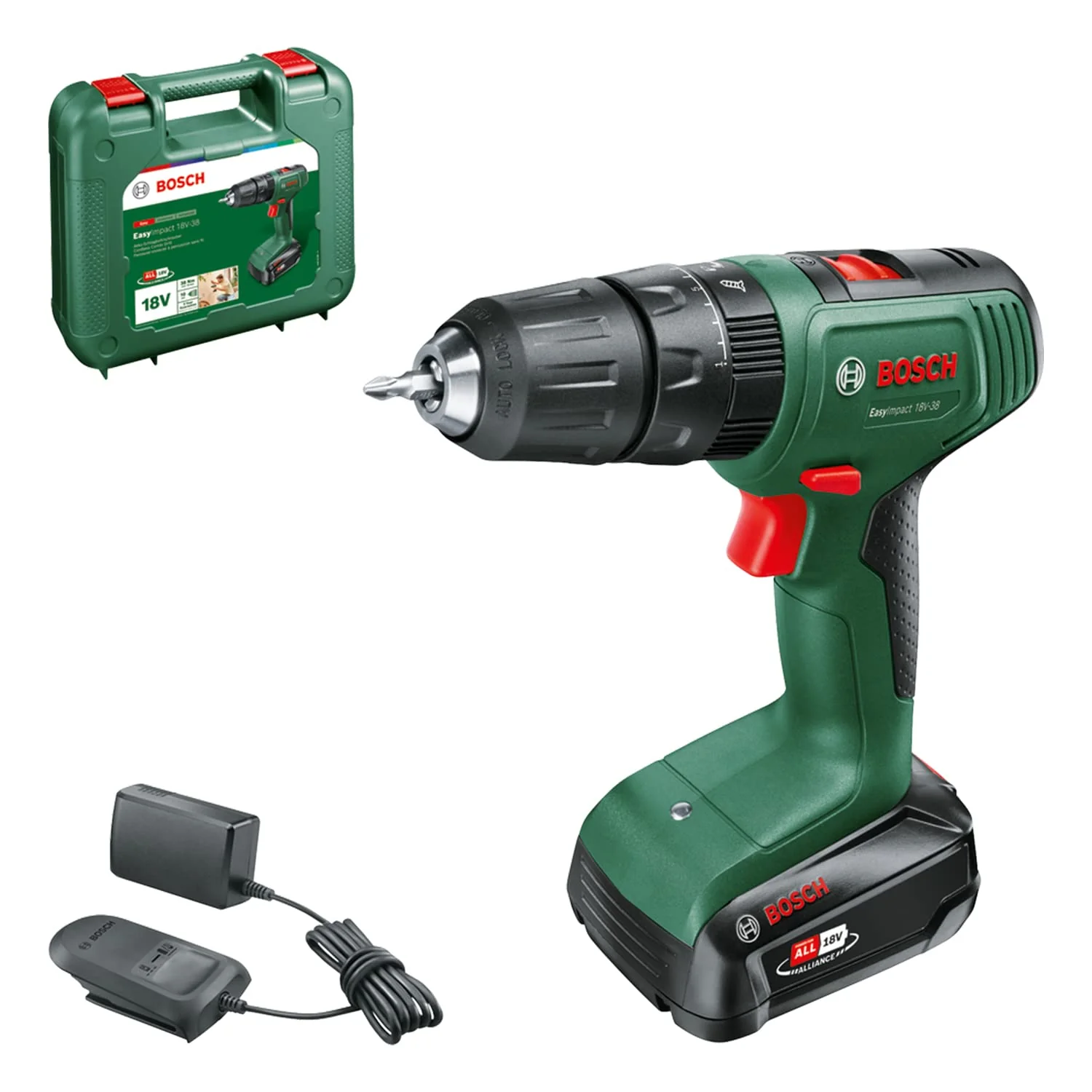Bosch Akku-Schlagbohrschrauber EasyImpact 18V-38 (1 x 2,0-Ah-Akku, 18V System, im Handwerkerkoffer) - Image 5