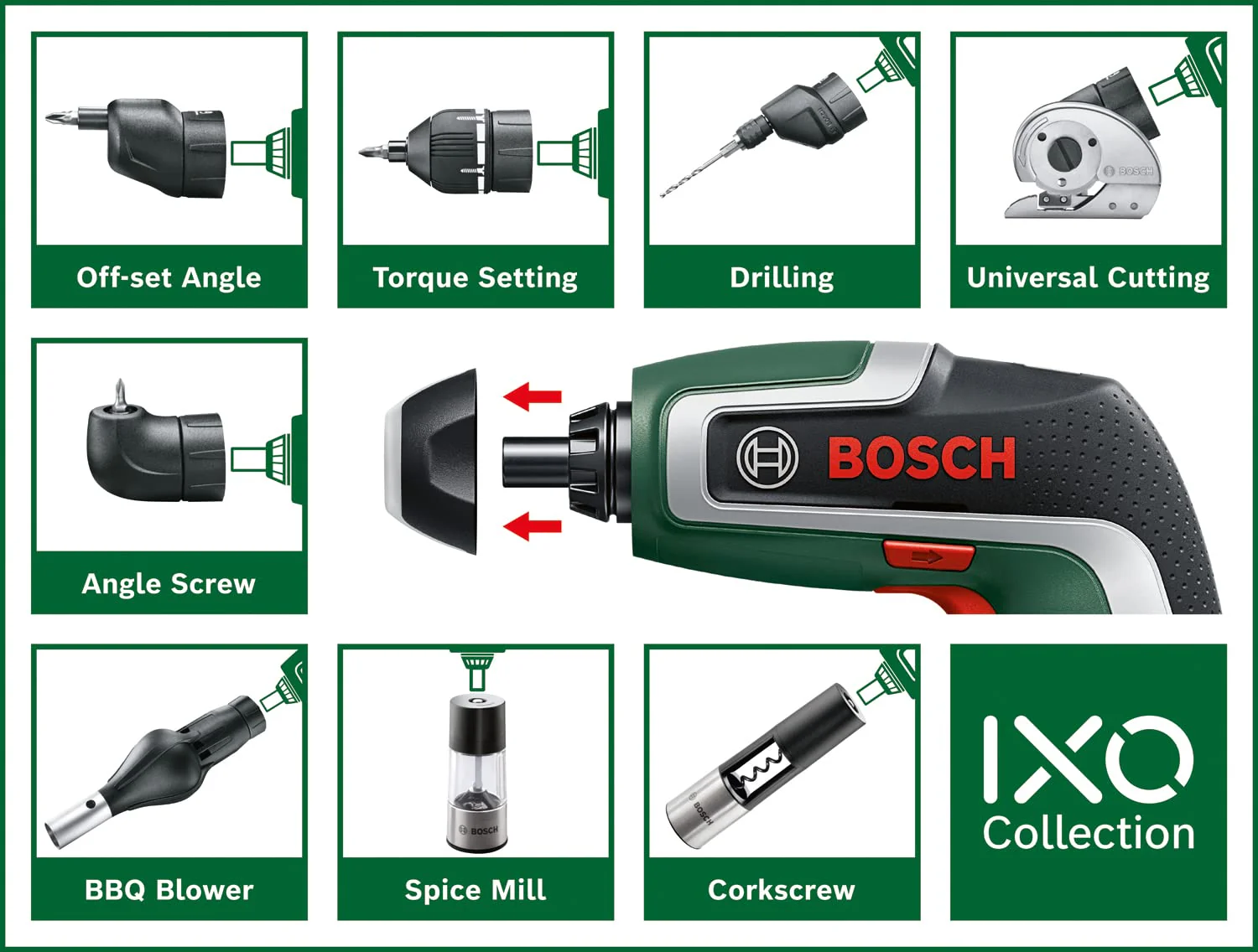 Bosch Akkuschrauber IXO (7. Generation; 3,6V; 2,0Ah; 5,5Nm; mit Mikro-USB-Kabel; Inklusive Winkel-Aufsatz; schraubt bis zu 190 Schrauben; im Karton) – Amazon Edition - Image 6