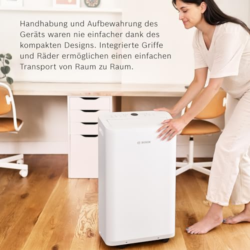 Bosch Cool 2000 Mobiles Klimagerät - 3-in-1 Klimaanlage, Luftentfeuchter, Ventilator - 2,6 kW für Räume bis zu 35m² - Mit Auto-Modus, Silent-Modus Sleep-Modus - Image 4