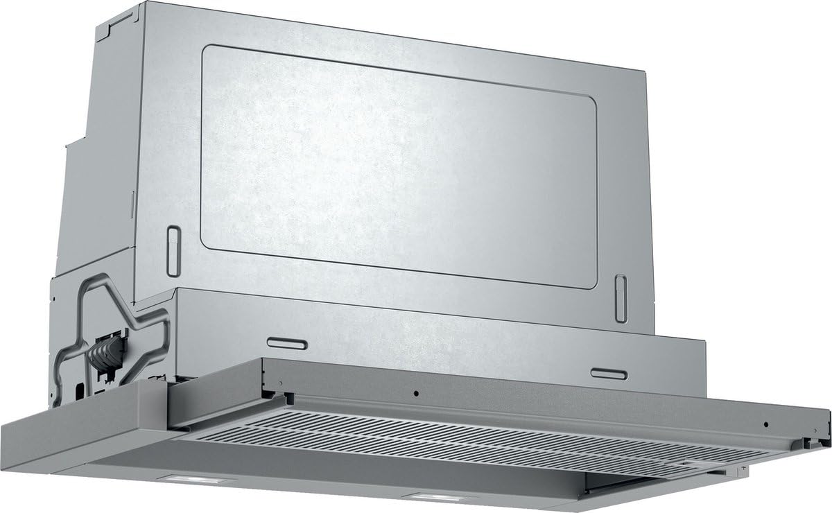 Bosch DFR067A52 Serie 4 Flachschirmhaube, 60 cm breit, Um- & Abluft, Made in Germany, EcoSilence Drive leiser und effizienter Motor, LED-Beleuchtung gleichmäßige Ausleuchtung, Kurzhubtasten - Image 2