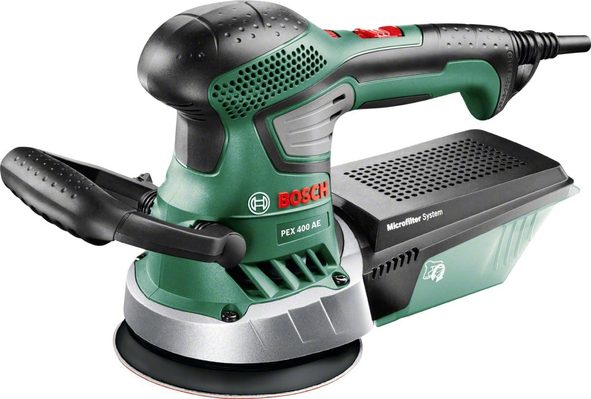 Bosch Exzenterschleifer PEX 400 AE (370 Watt, im Koffer) - Image 6