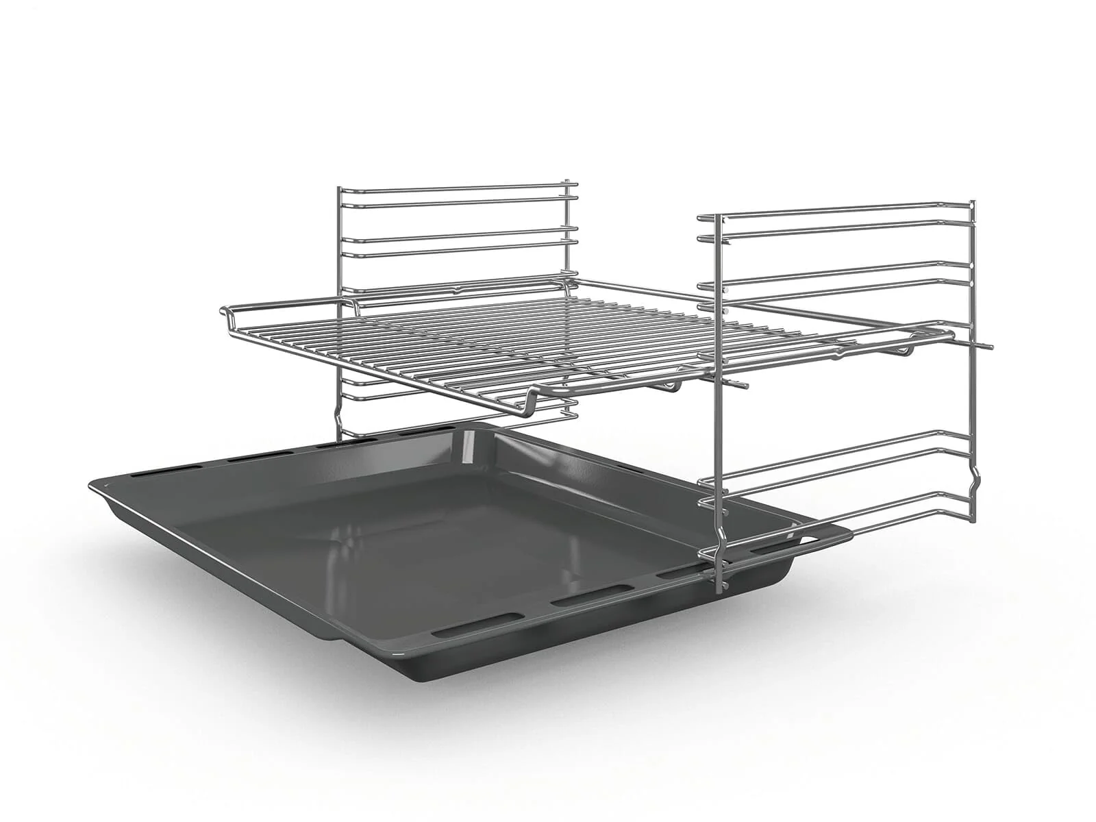 Bosch HBF133BR0 Serie 2 Einbau-Backofen, 60 x 60 cm, EcoClean Direct Reinigungshilfe, 3D Heißluft Backen auf 3 Ebenen, LED-Display, Schnellaufheizung, Kindersicherung, Schwarz, Updated - Image 4