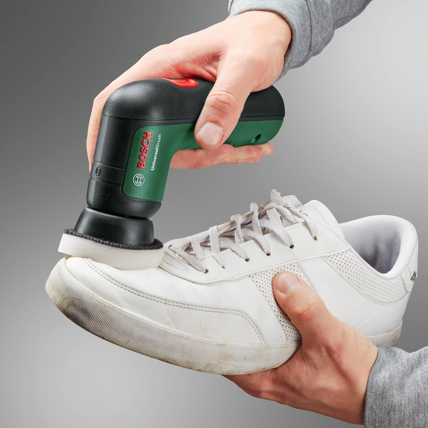 Bosch Home and Garden Akku Reinigungsbürste UniversalBrush (integrierter 3,6-V-Akku, 1 Micro-USB-Kabel und 4 Reinigungsaufsätze enthalten, im Karton) Grün, Norme - Image 4