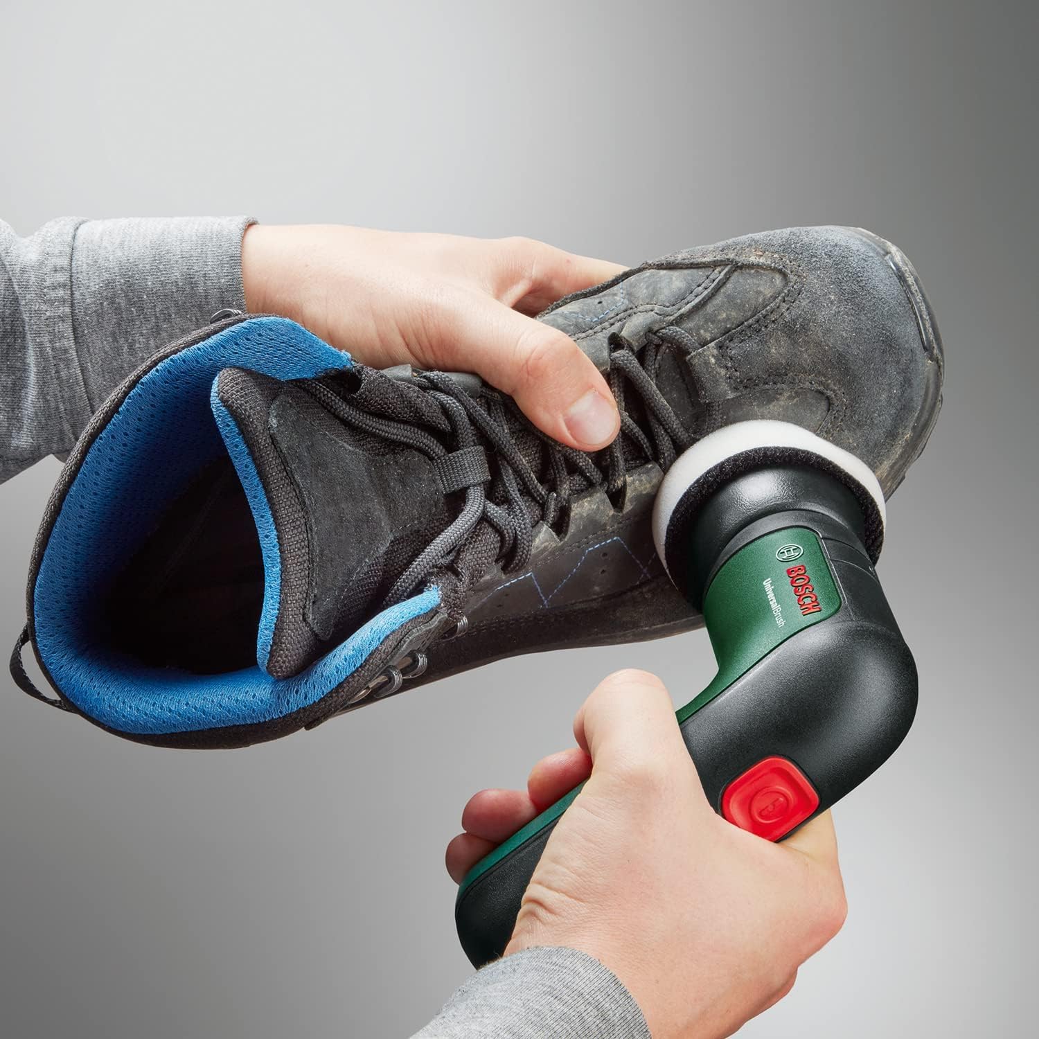 Bosch Home and Garden Akku Reinigungsbürste UniversalBrush (integrierter 3,6-V-Akku, 1 Micro-USB-Kabel und 4 Reinigungsaufsätze enthalten, im Karton) Grün, Norme - Image 6
