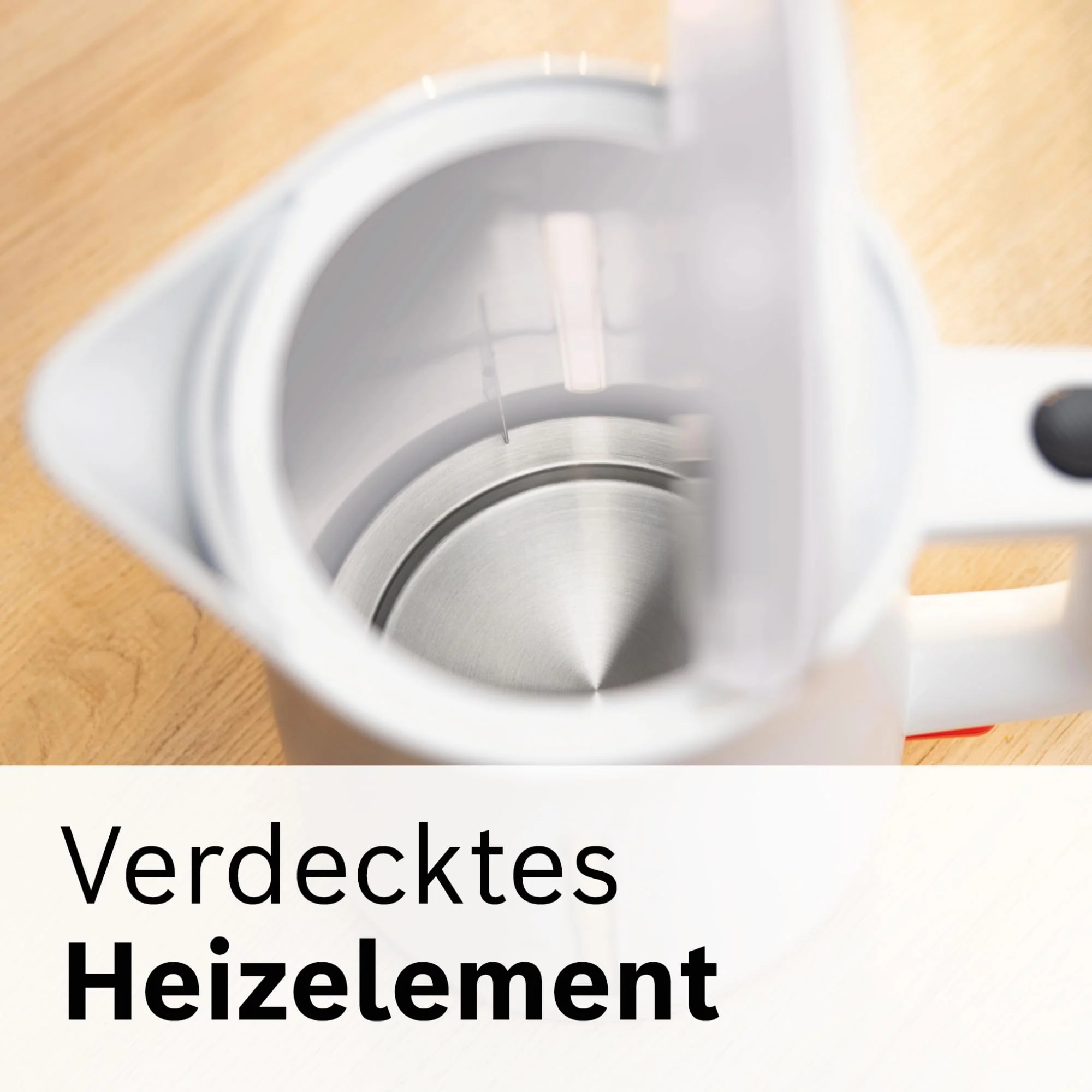 Bosch kabelloser Wasserkocher MyMoment TWK3M121, Abschaltautomatik, Überhitzungsschutz, Tassenanzeige, beidseitige Wasserstandsanzeige, entnehmbarer Kalkfilter, 1,7 L, 2400 W, Weiß matt - Image 5